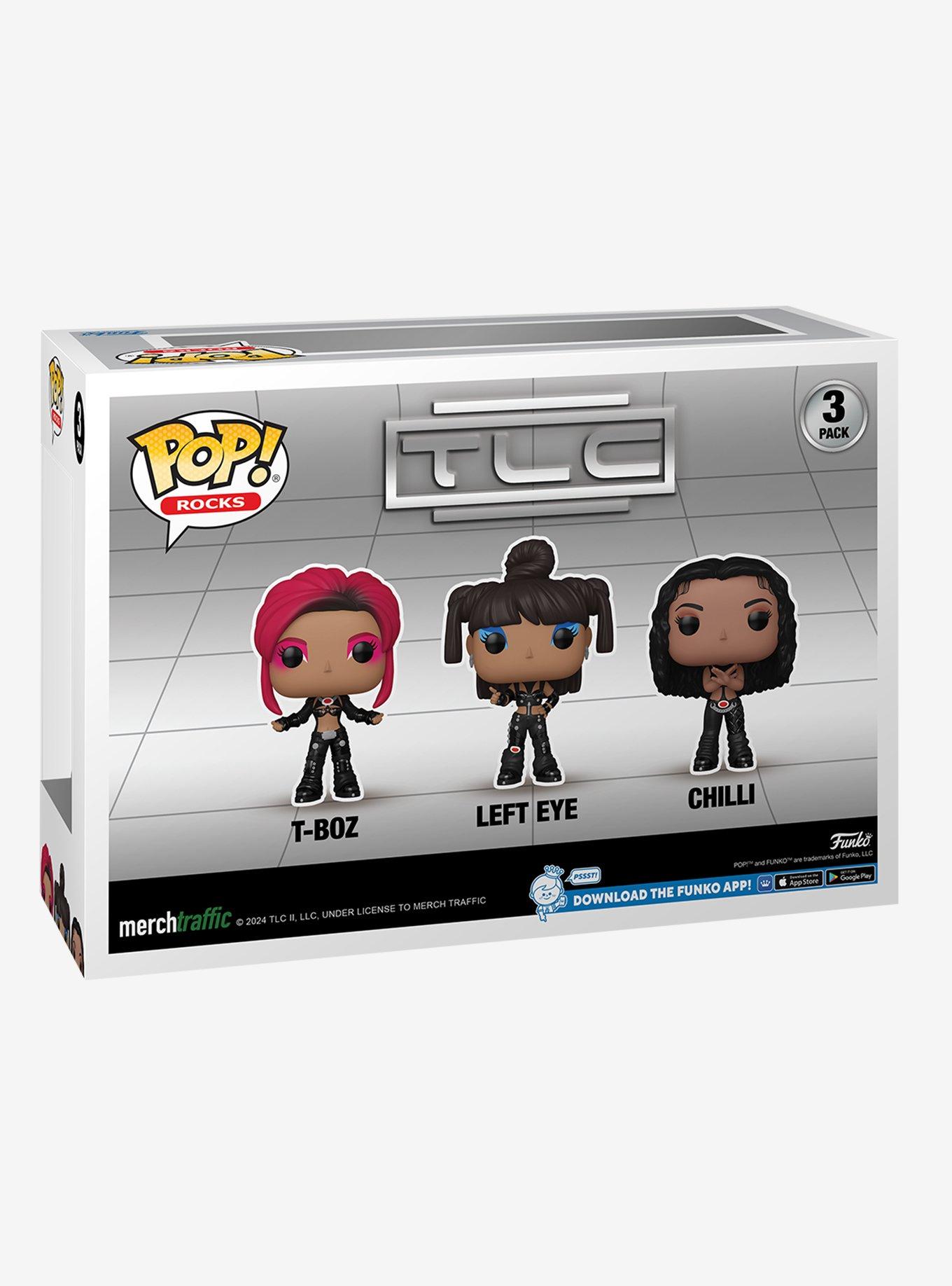 Funko Pop! Rocks TLC T-Boz, Left Eye, and Chilli Vinyl Figure Set, , alternate