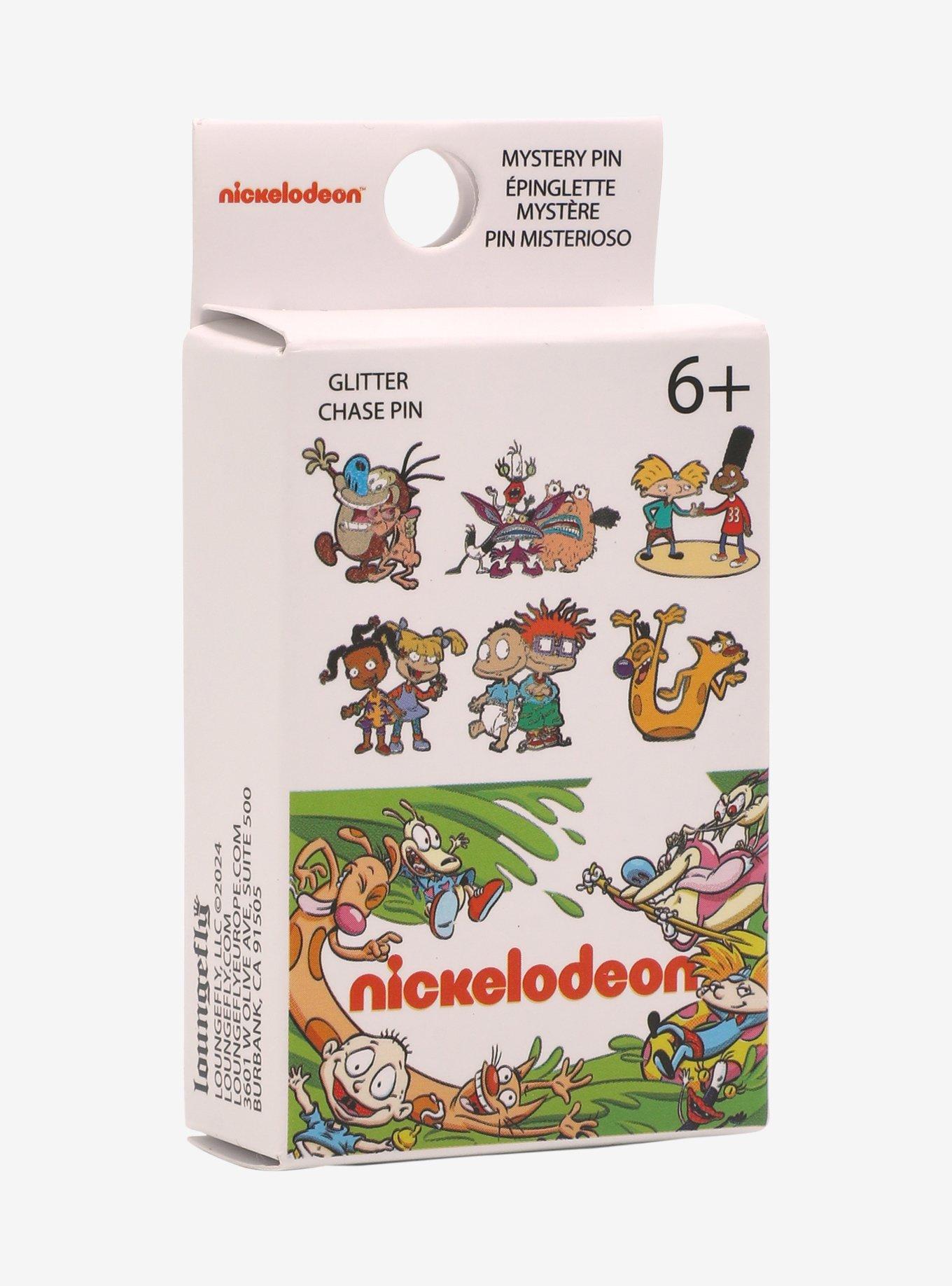 Loungefly Nickelodeon Retro Characters Blind Box Enamel Pin, , alternate