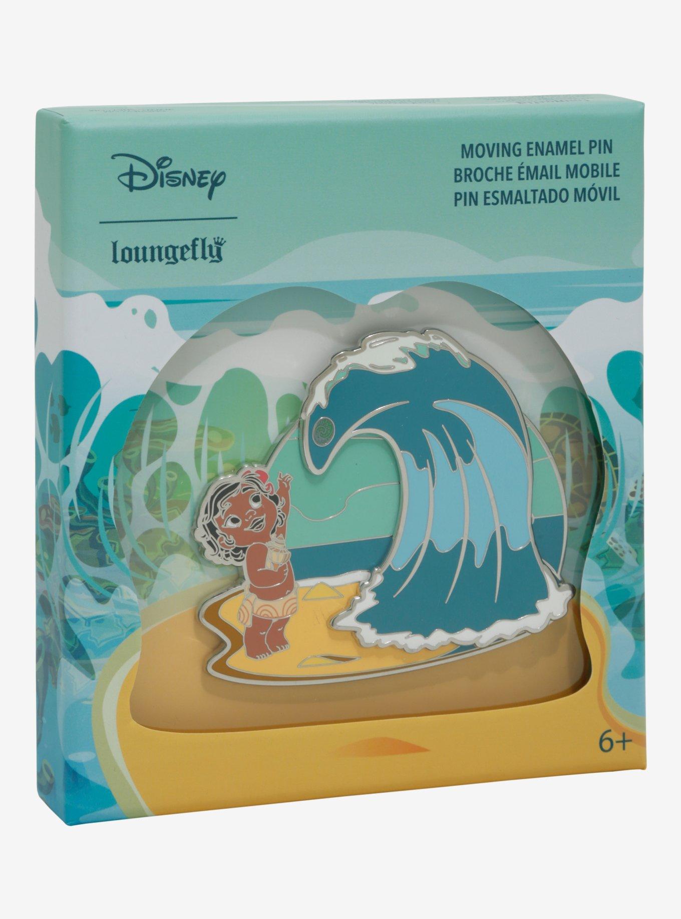 Loungefly Disney Moana Baby Moana Waves Limited Edition Enamel Pin, , alternate