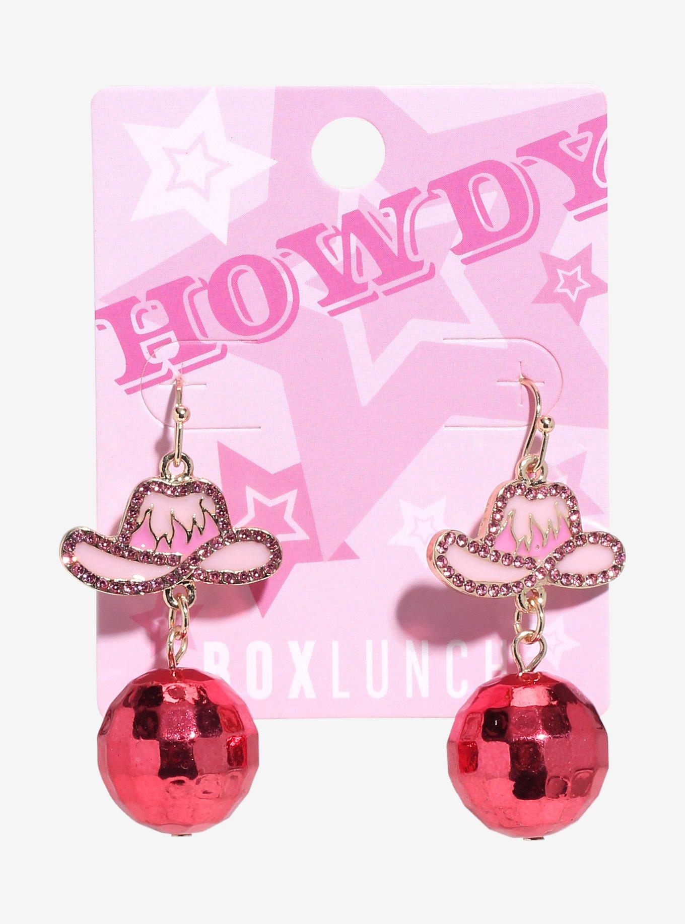 Disco Cowgirl Rhinestone Earrings — BoxLunch Exclusive, , hi-res