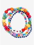 Amor Rainbow Bracelet Set - BoxLunch Exclusive, , alternate