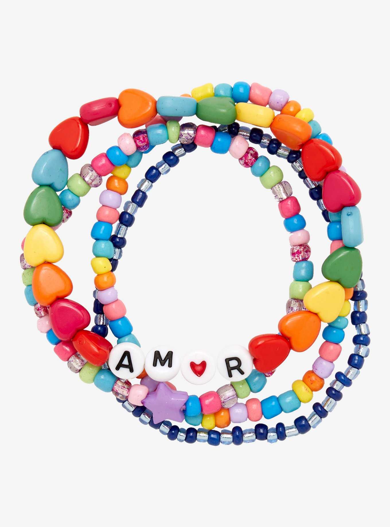 Amor Rainbow Bracelet Set - BoxLunch Exclusive, , hi-res