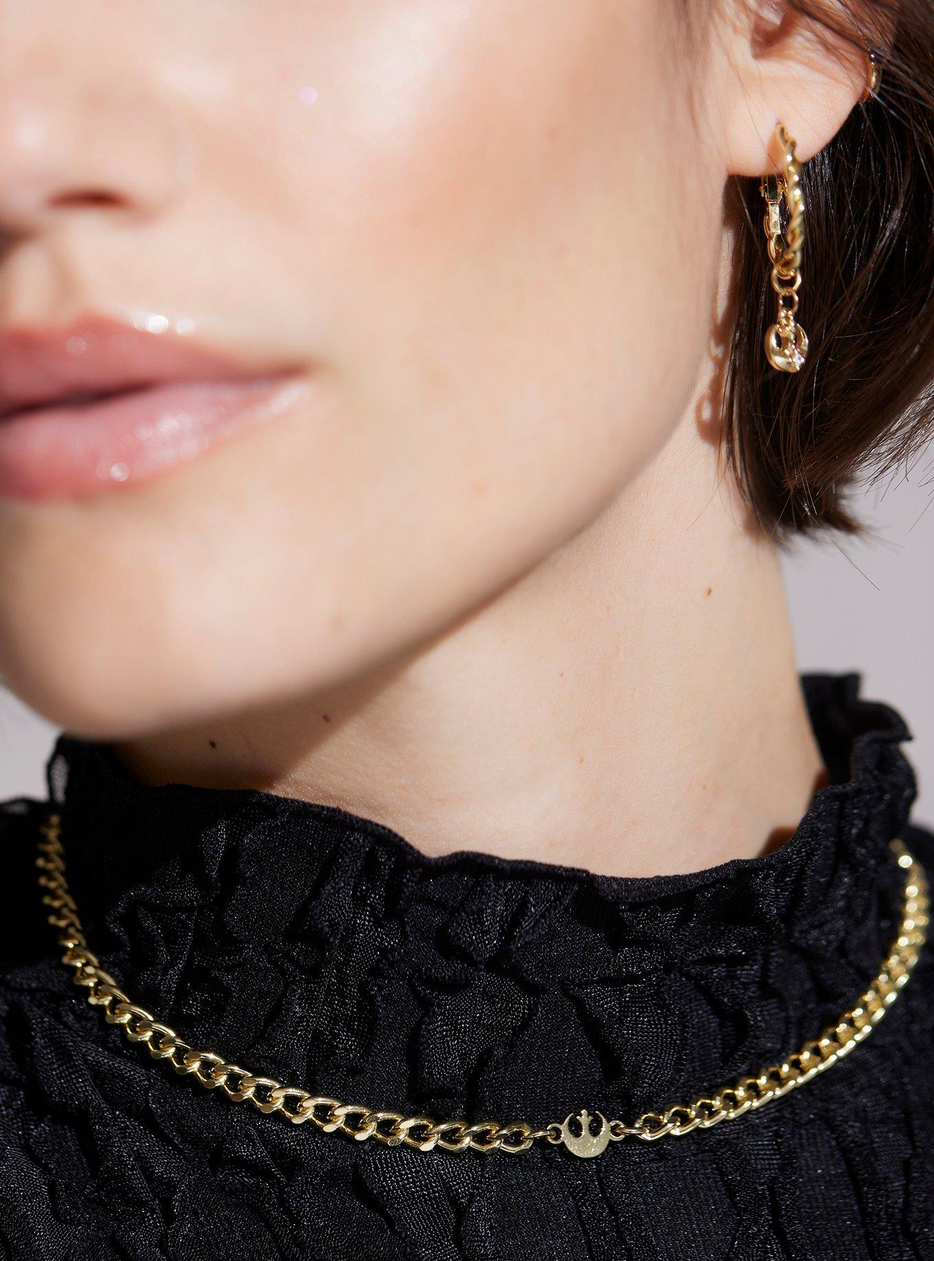 Star Wars Rebel Insignia Chain Necklace - BoxLunch Exclusive, , alternate