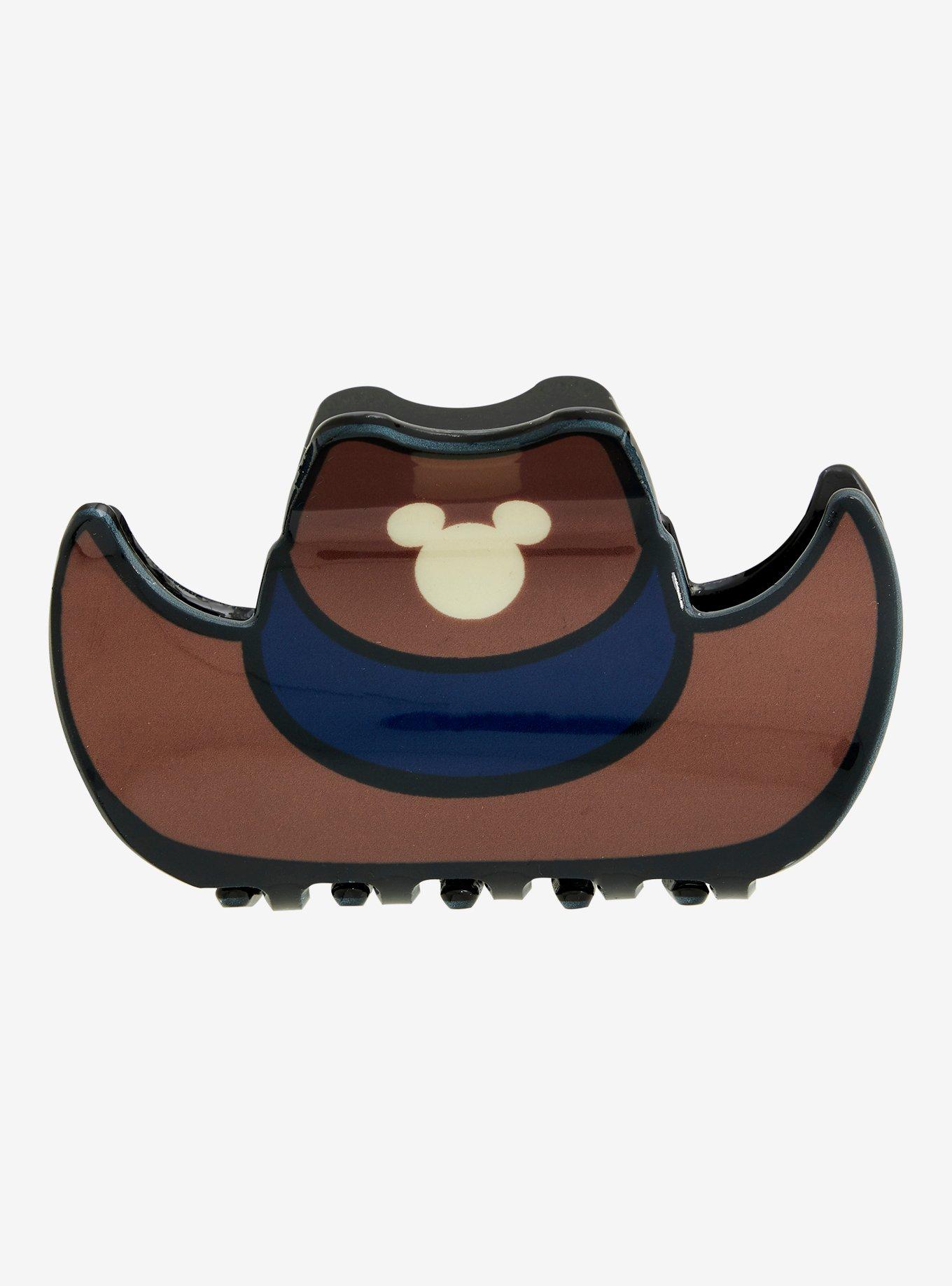 Disney Mickey Mouse Cowboy Hat Figural Claw Clip — BoxLunch Exclusive, , alternate