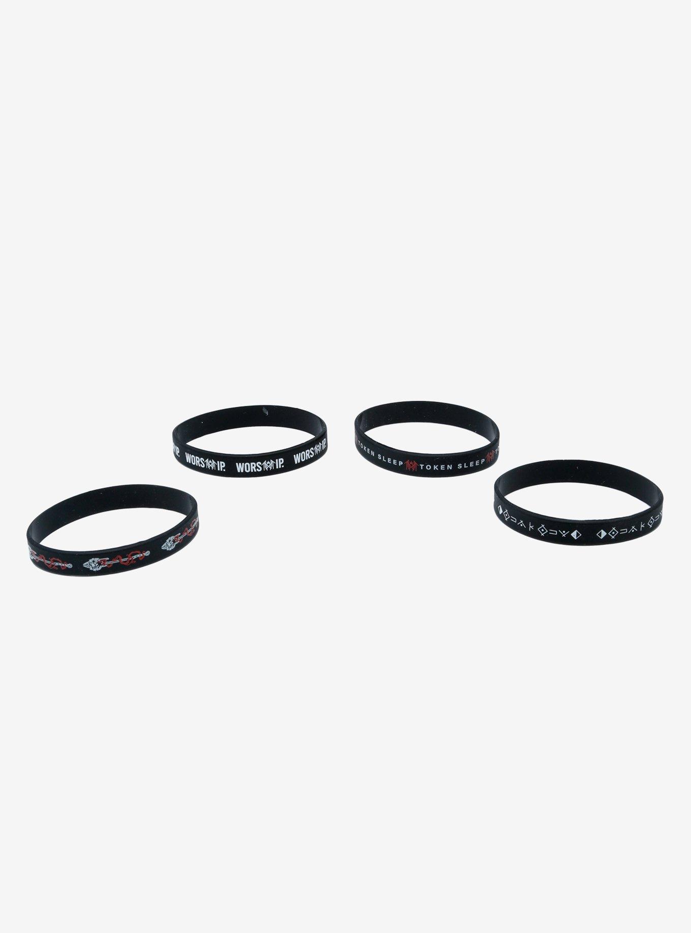 Sleep Token Icons Rubber Bracelet Set, , hi-res