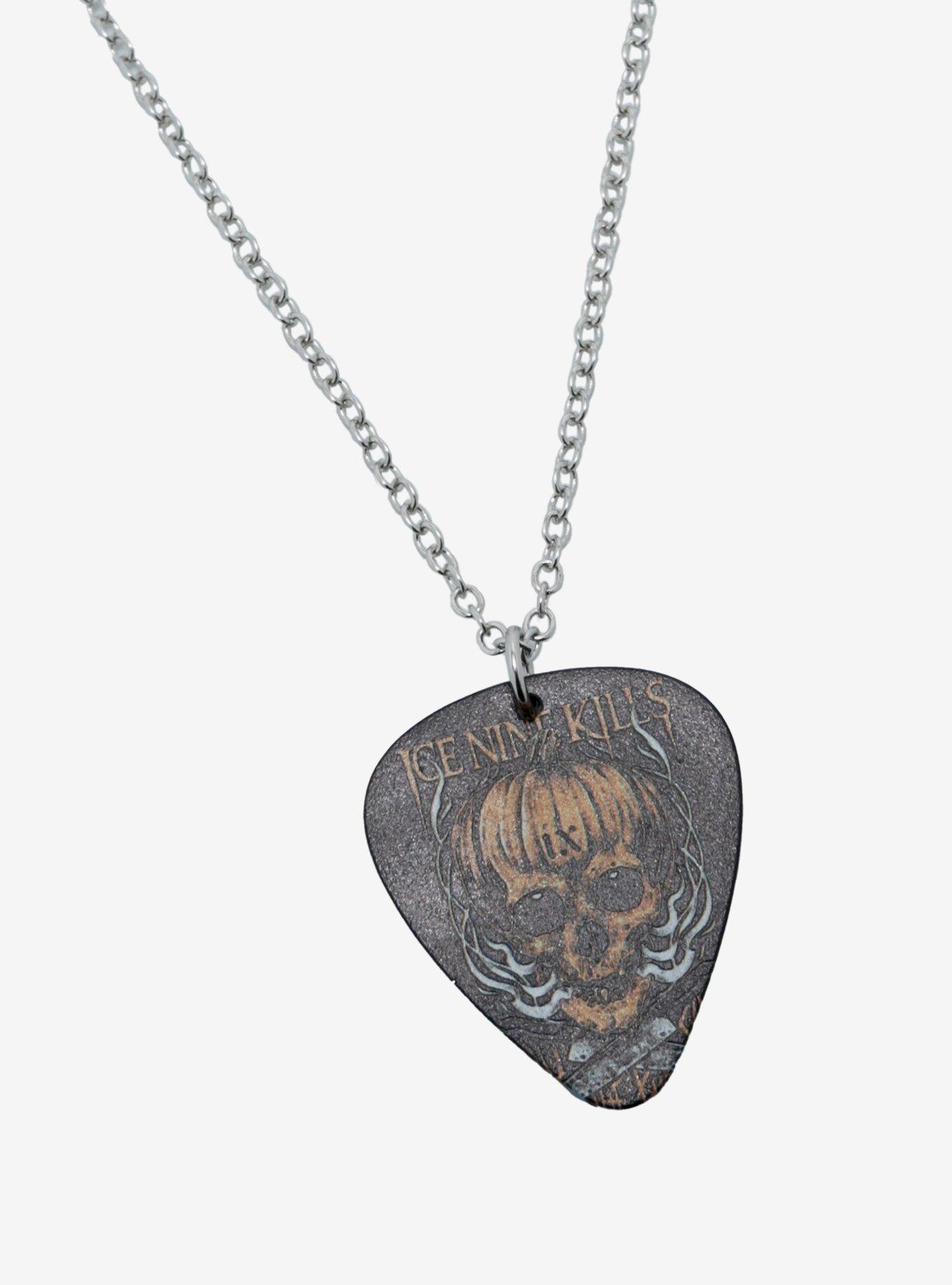 Ice Nine Kills Pumpkin Man Guitar Pick Necklace, , alternate