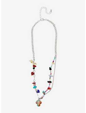 Thorn & Fable Mushroom Rock Bead Chain Necklace, , hi-res