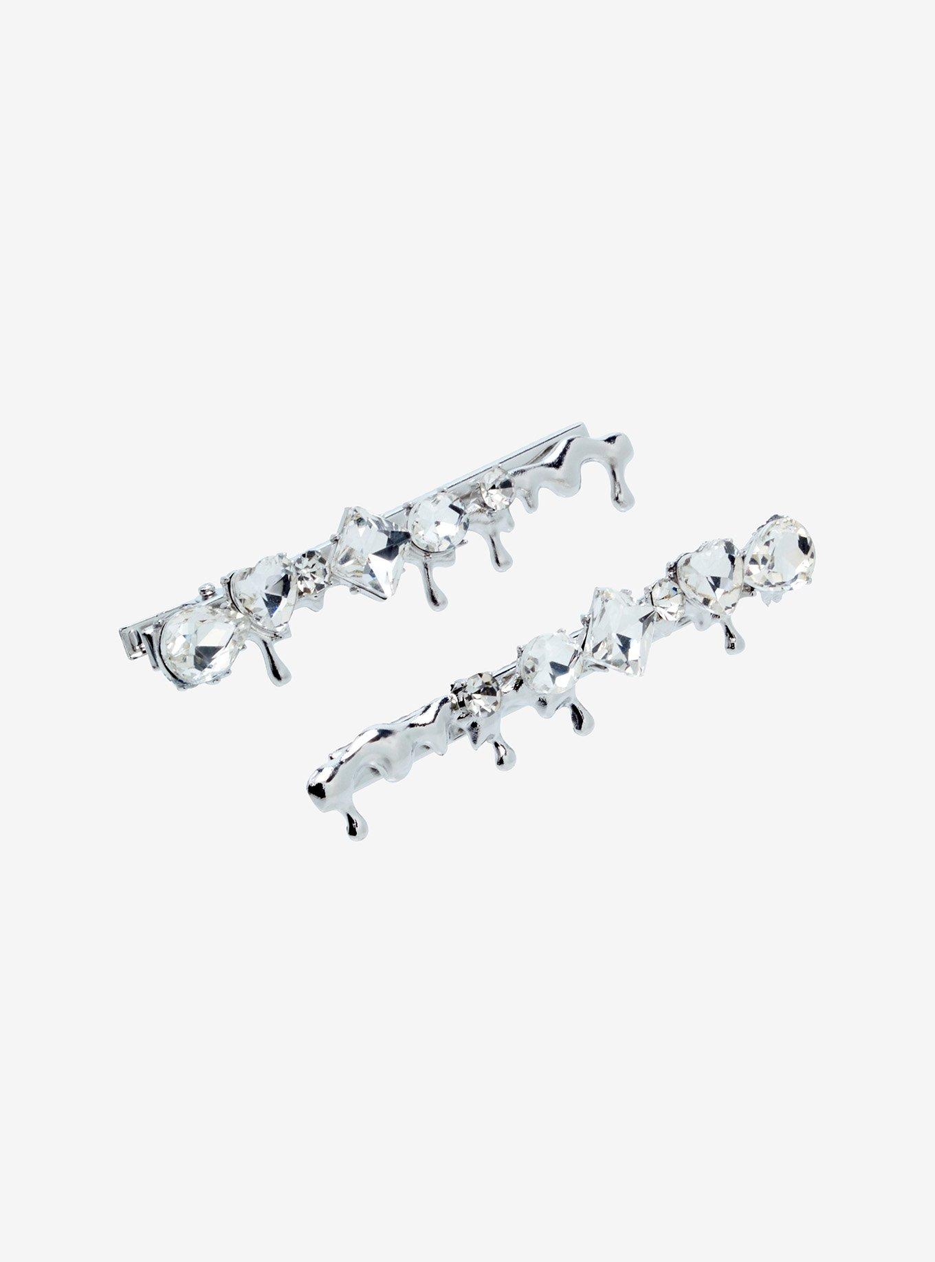 Thorn & Fable Star Gem Drip Hair Clip Set, , alternate