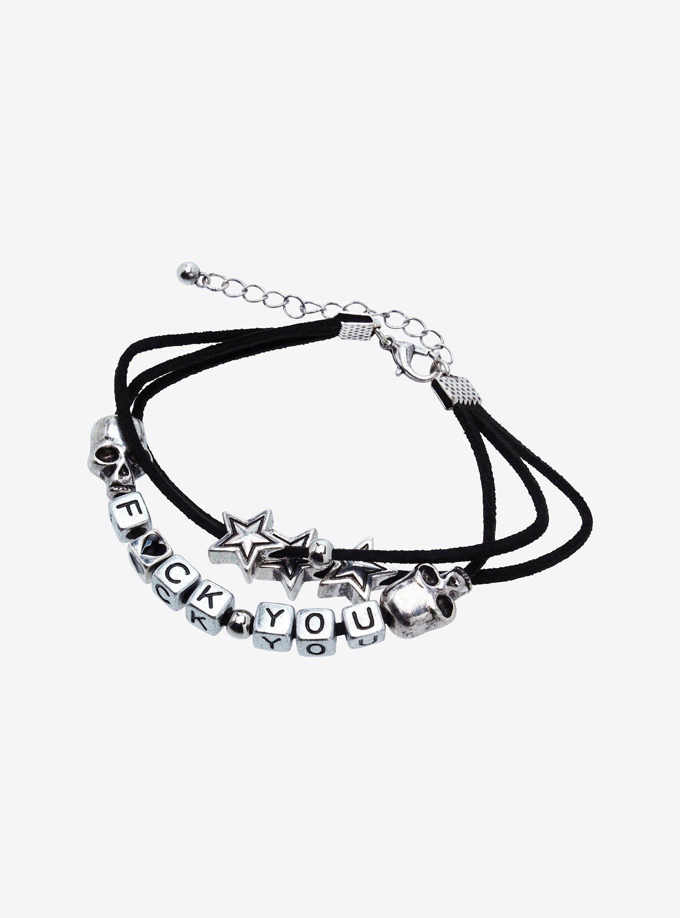Social Collision F*ck You & F*ck Off Best Friend Bracelet Set, , hi-res