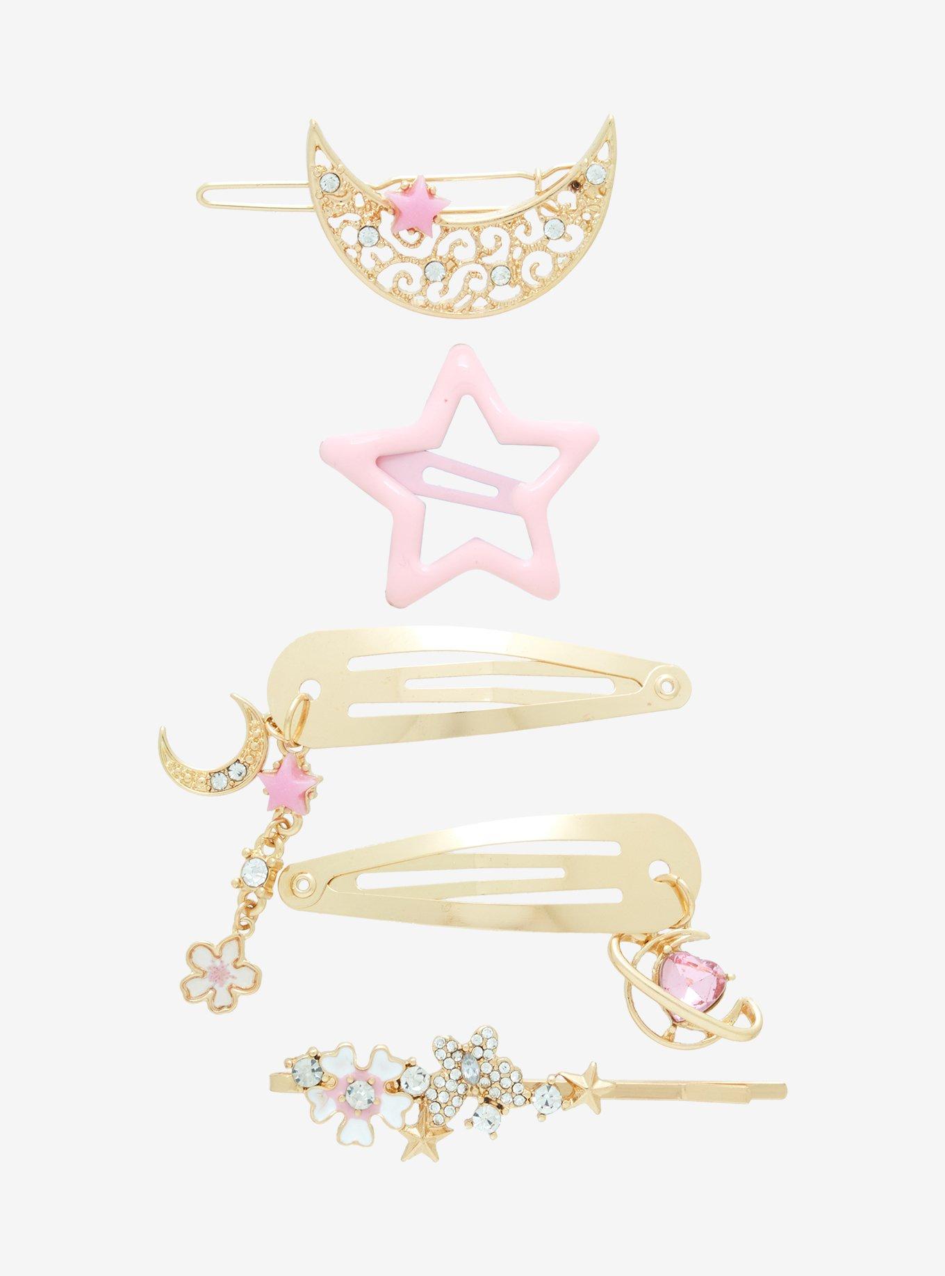 Sweet Society® Celestial Sakura Hair Clip Set, , alternate