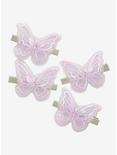 Sweet Society Pink Mesh Butterfly Hair Clip Set, , alternate