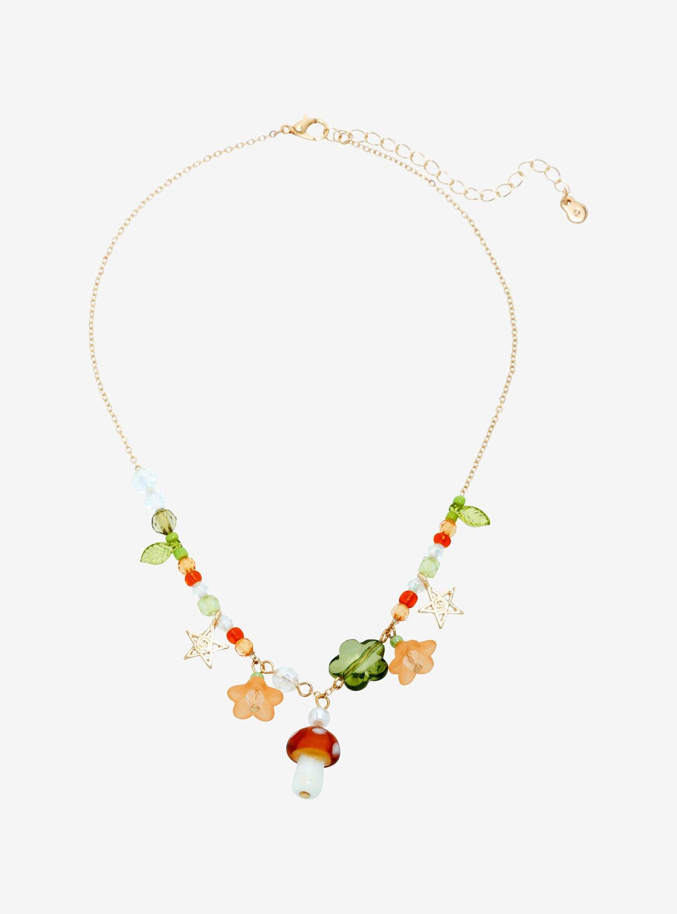 Thorn & Fable Mushroom Star Choker Necklace Set, , alternate