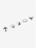 Social Collision® Gothic Western Ring Set, , alternate