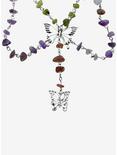 Thorn & Fable Butterfly Colorful Stone Necklace, , alternate