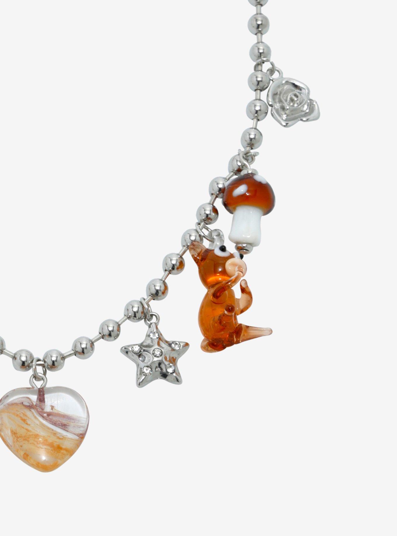 Sweet Society Glass Animal Charm Necklace, , alternate