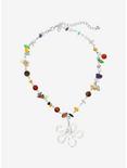 Thorn & Fable® Swirl Flower Stone Necklace, , alternate