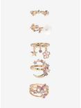 Sweet Society Sakura Moon Gems Ring Set, , alternate
