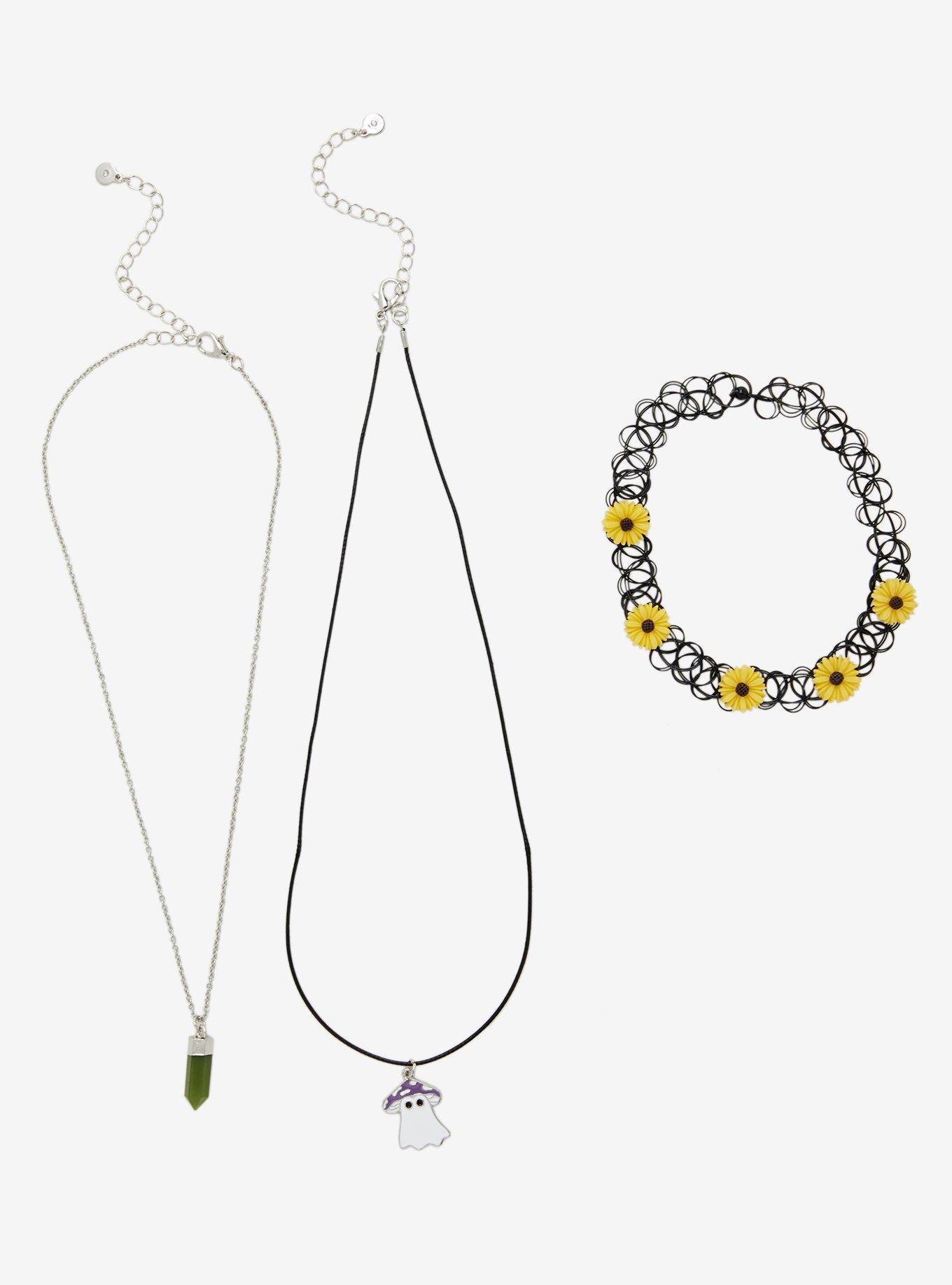 Thorn & Fable® Mushroom Ghost Daisy Choker Set, , alternate
