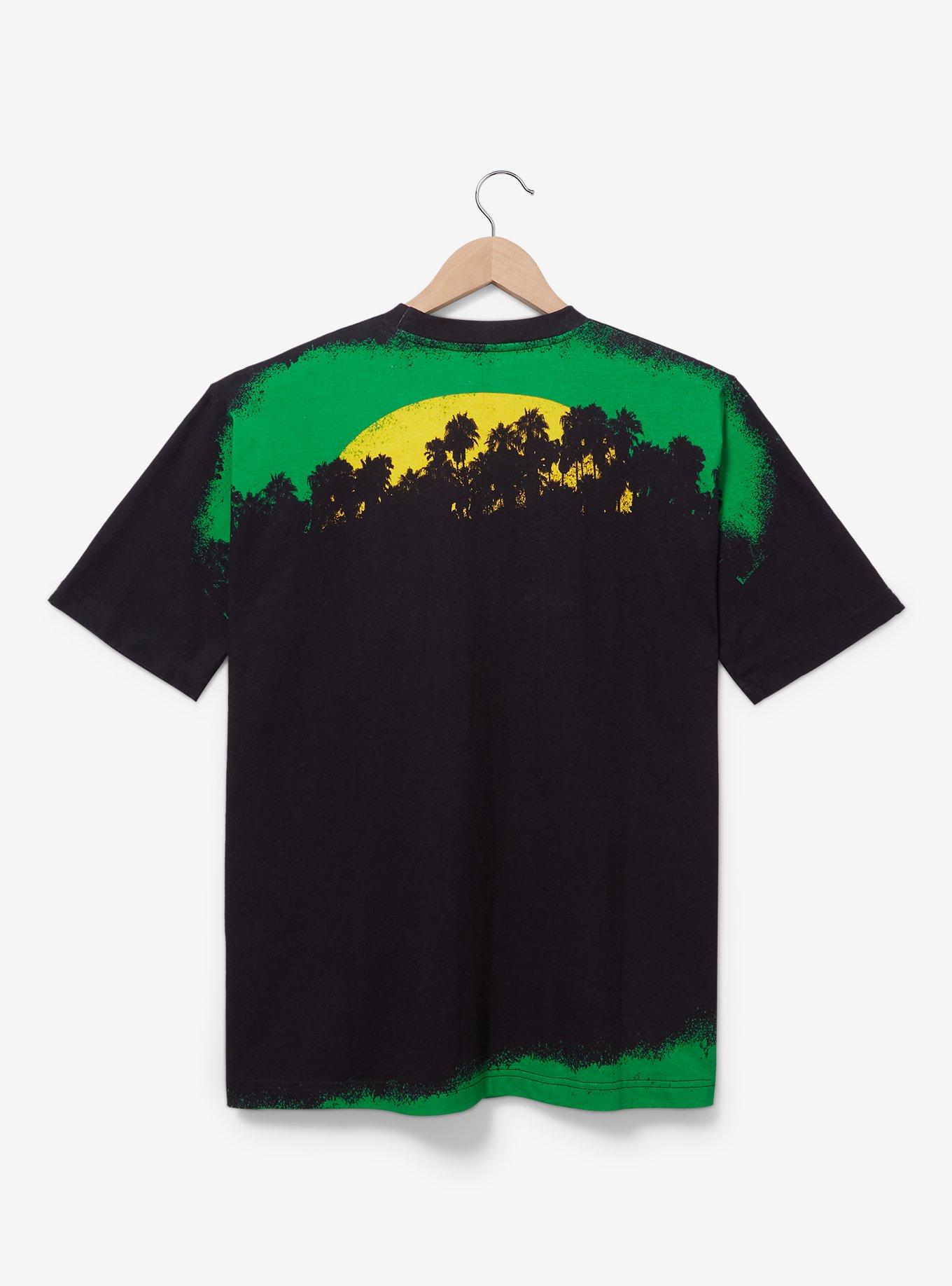 Jurassic Park Dinosaur Vintage T-Shirt &mdash; BoxLunch Exclusive, GREEN  BLACK, alternate