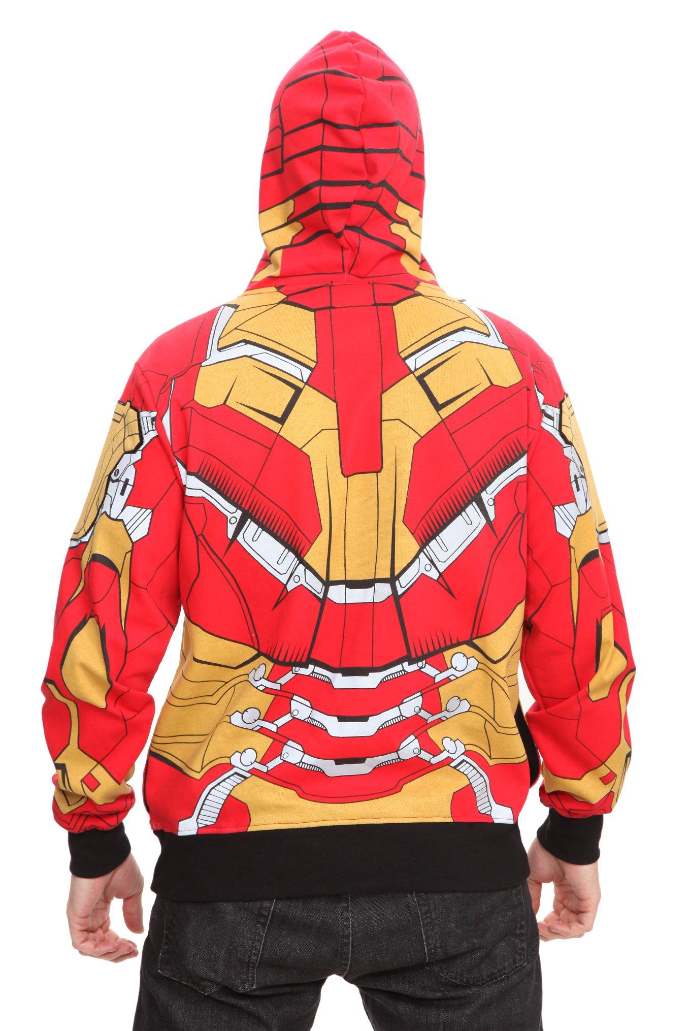 Marvel Iron Man 3 Mark 42 Full Zip Hoodie, , alternate