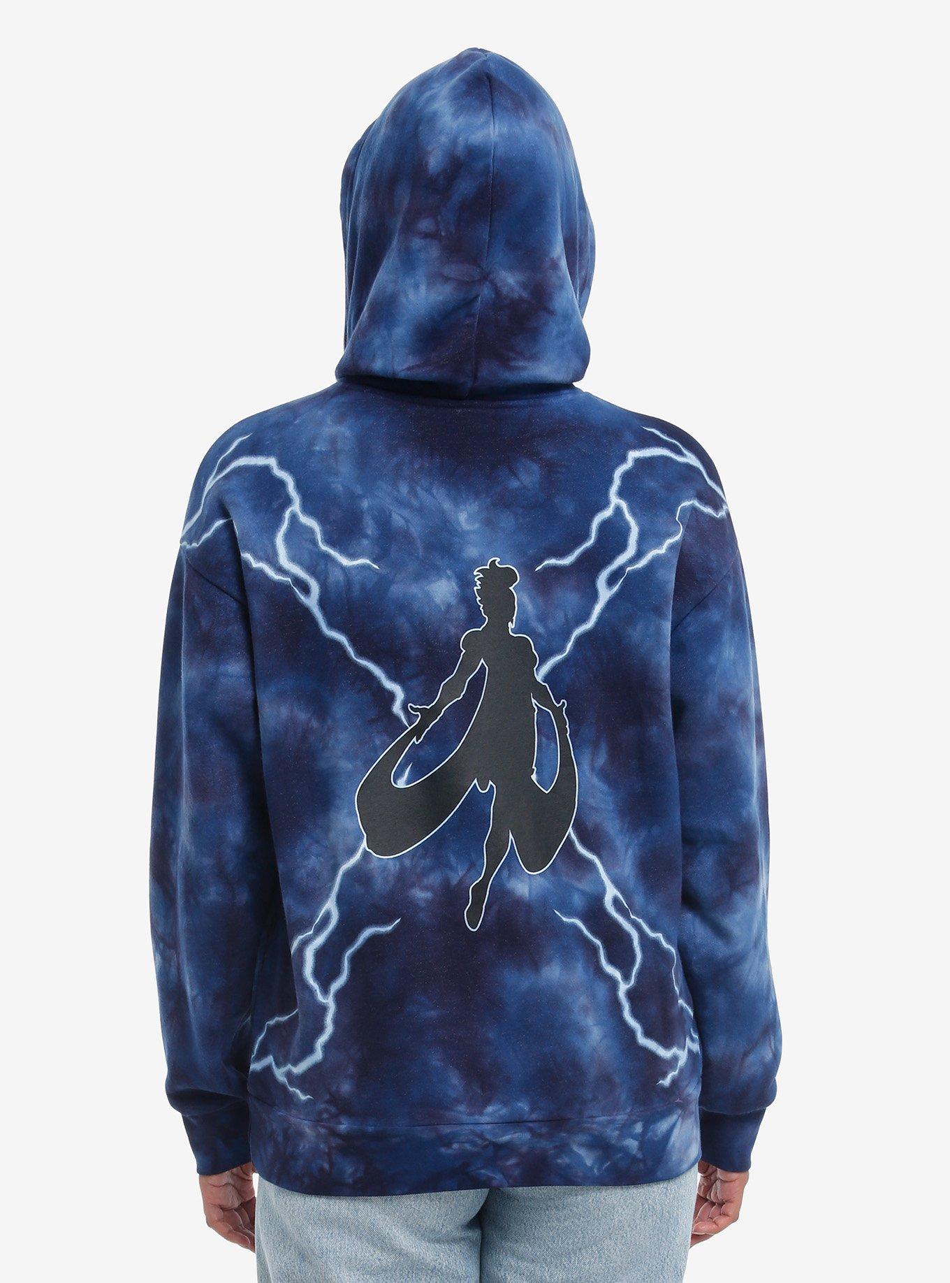 Her Universe Marvel X-Men '97 Storm Tie-Dye Hoodie, MULTI, alternate