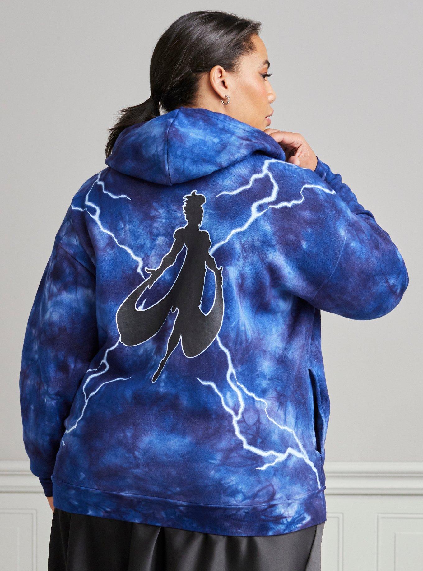 Her Universe Marvel X-Men '97 Storm Tie-Dye Hoodie Plus Size, MULTI, alternate