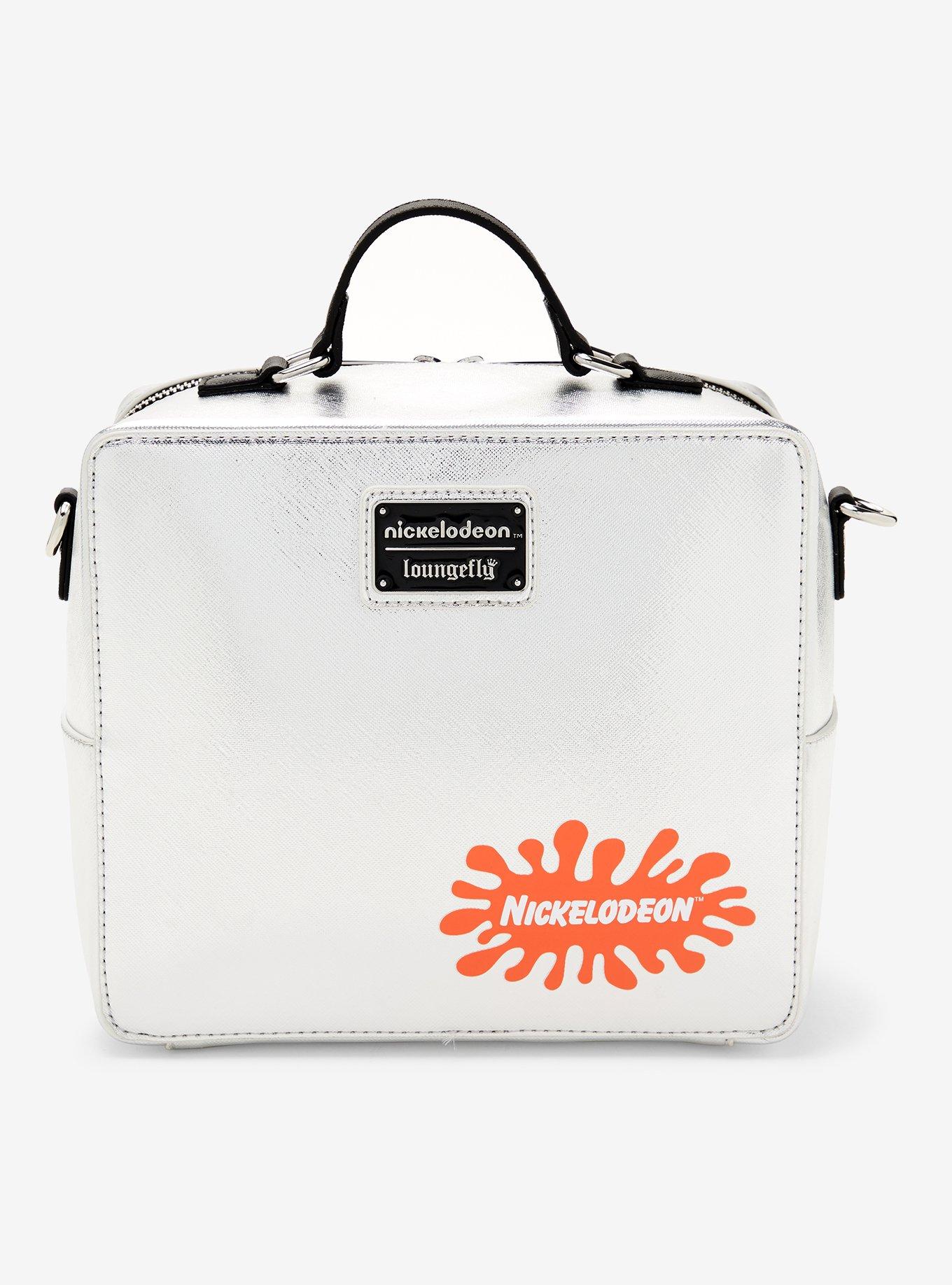 Loungefly Nickelodeon Retro TV Silver Crossbody Bag, , alternate