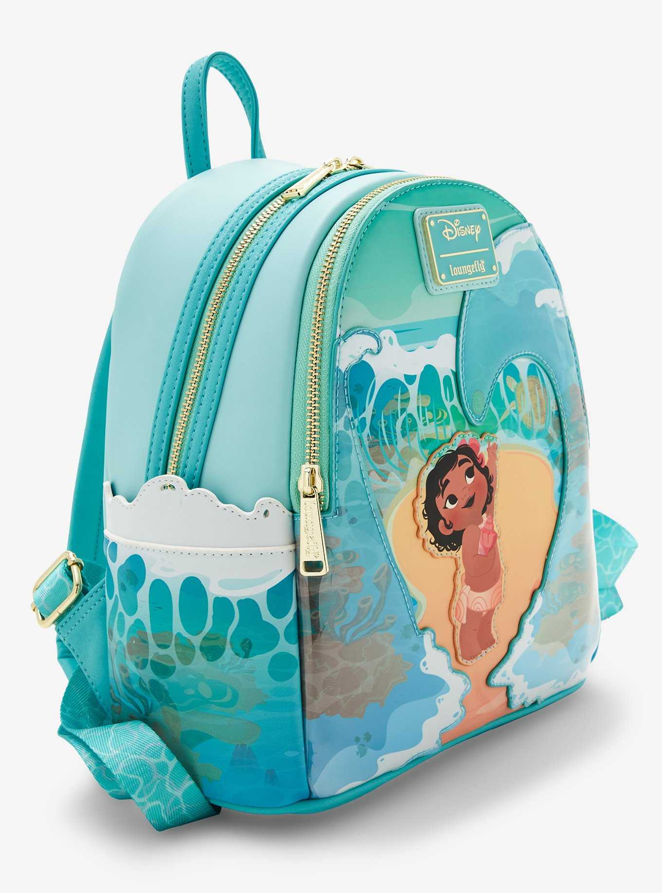Loungefly Disney Moana Ocean Waves Mini Backpack, , hi-res