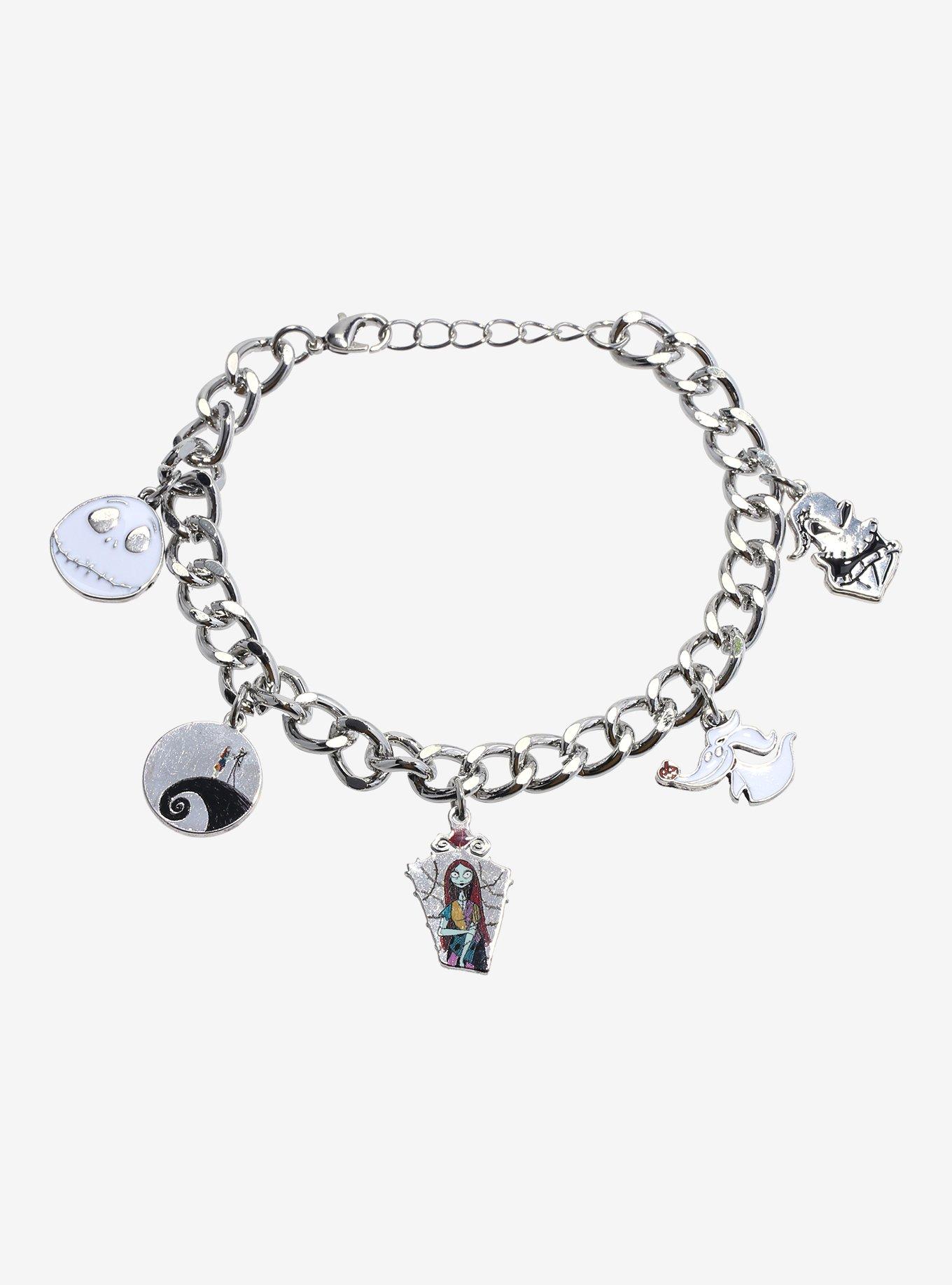 The Nightmare Before Christmas Icon Charm Bracelet, , hi-res