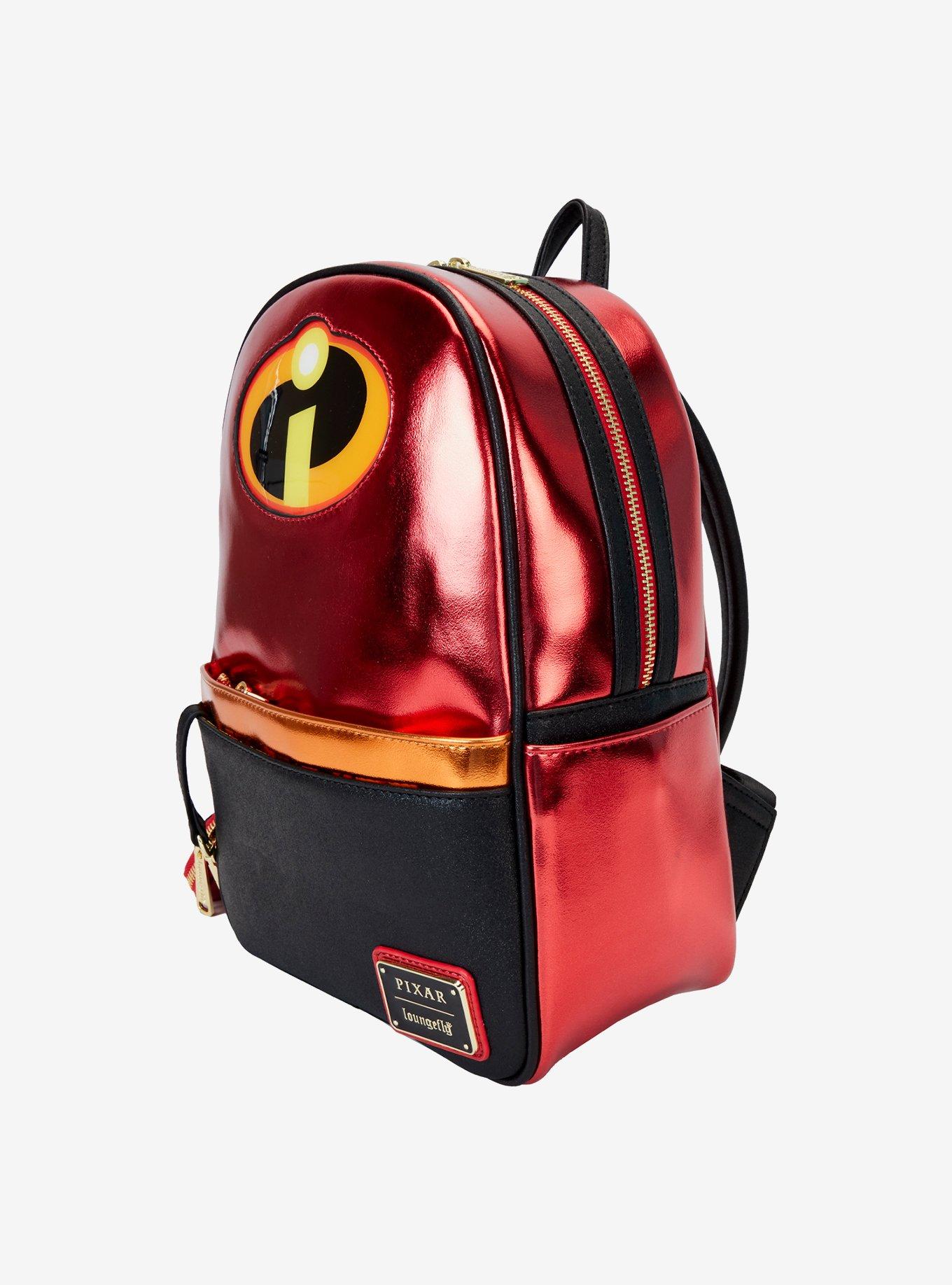 Loungefly Disney Pixar The Incredibles Suit Light-Up Mini Backpack With Coin Purse, , alternate