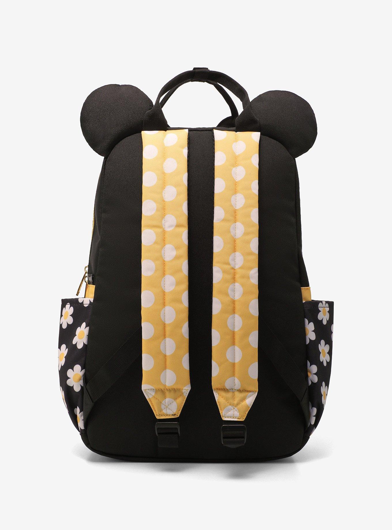 Loungefly Disney Minnie Mouse Flower Nylon Backpack, , alternate