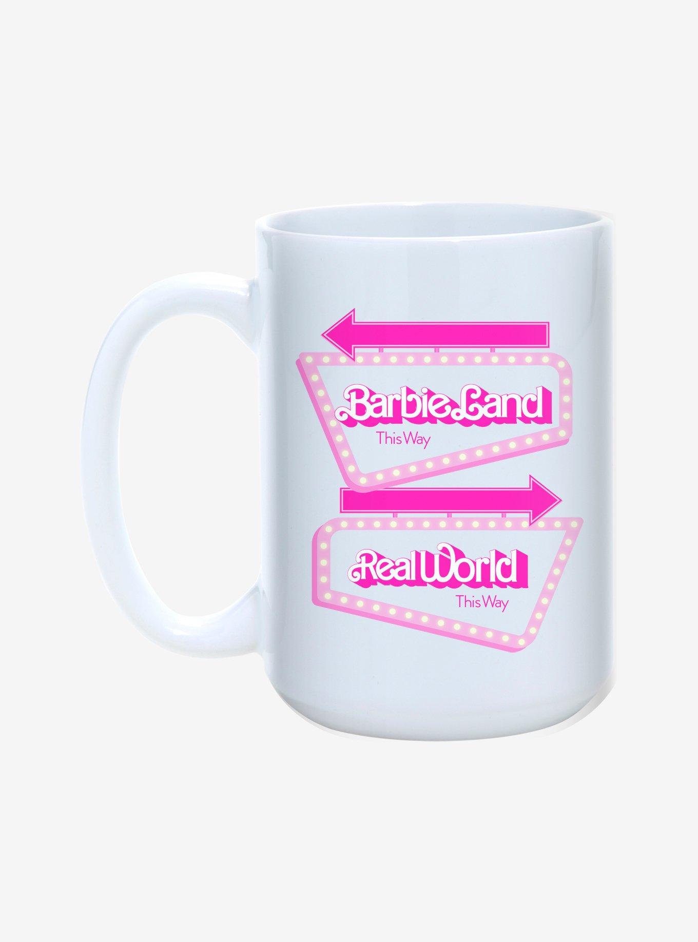 Barbie Barbieland Real World Signs Mug 15oz, , hi-res