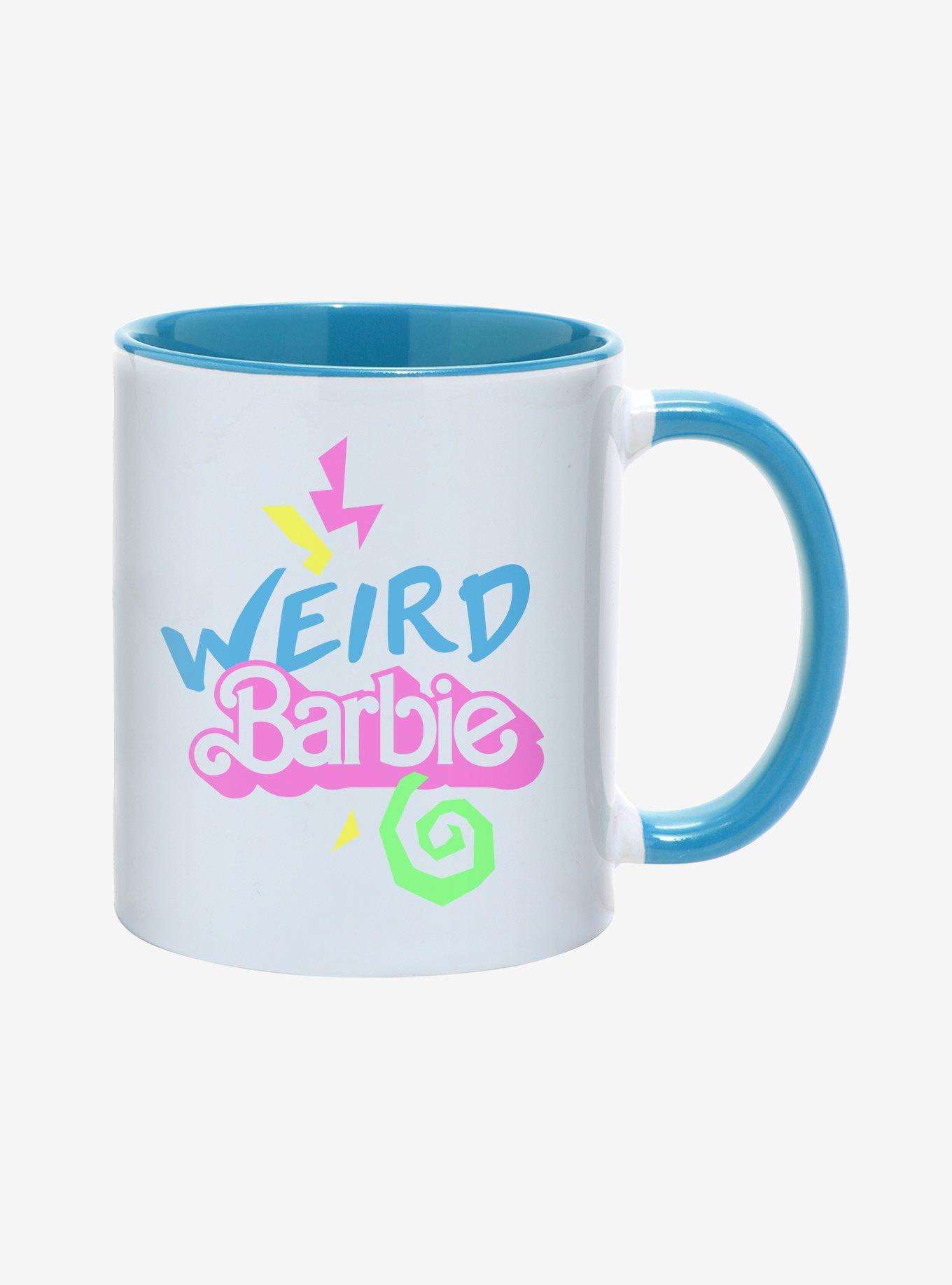 Barbie Weird Barbie Mug 11oz, BLUE  WHITE, alternate