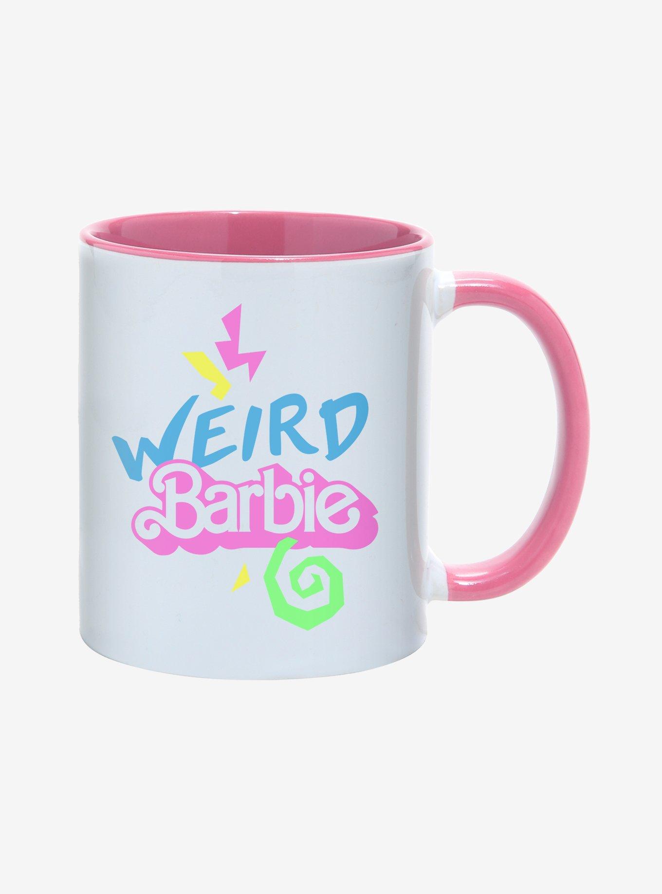 Barbie Weird Barbie Mug 11oz, PINK  WHITE, alternate