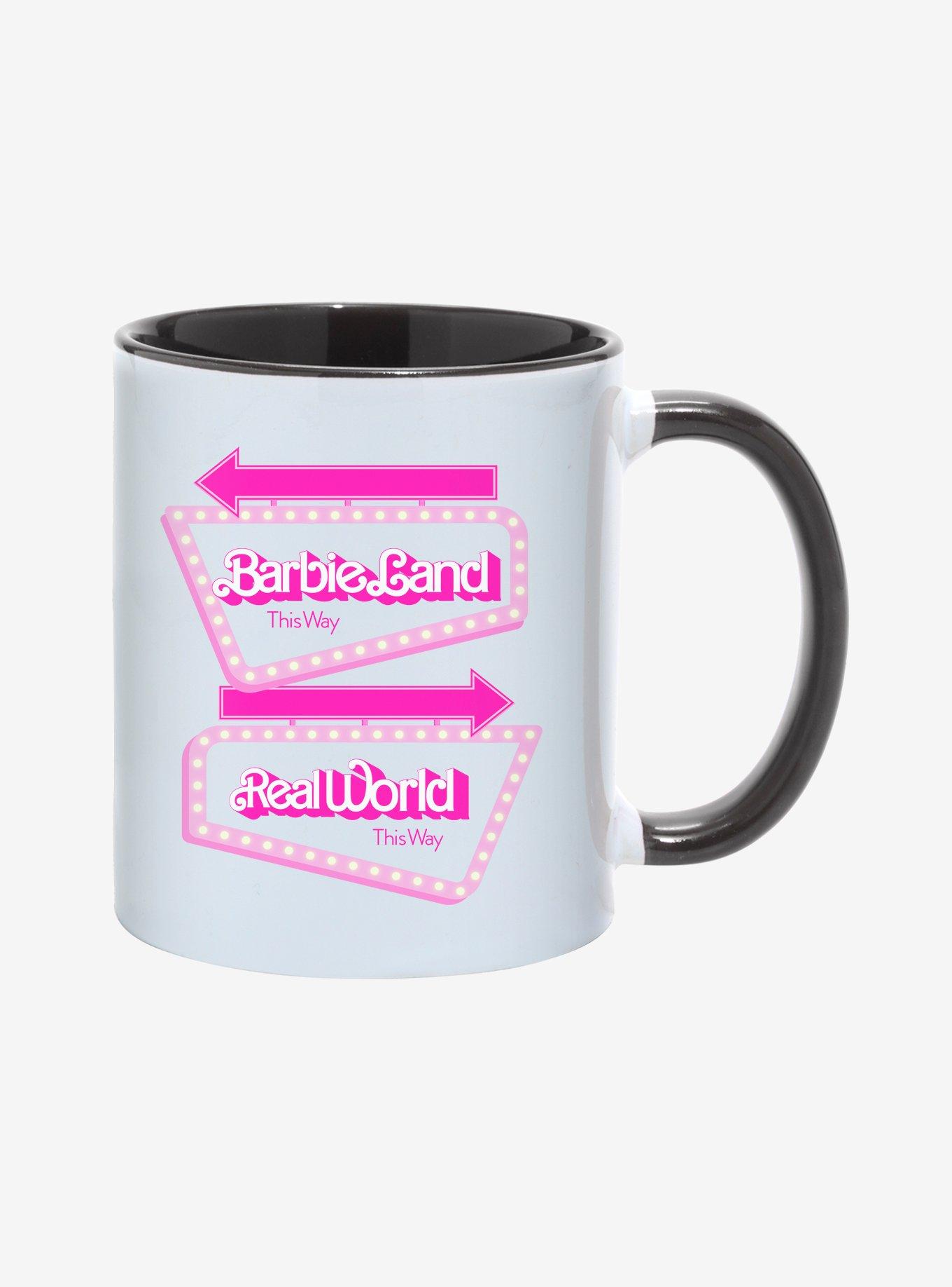 Barbie Barbieland Real World Signs Mug 11oz, , alternate