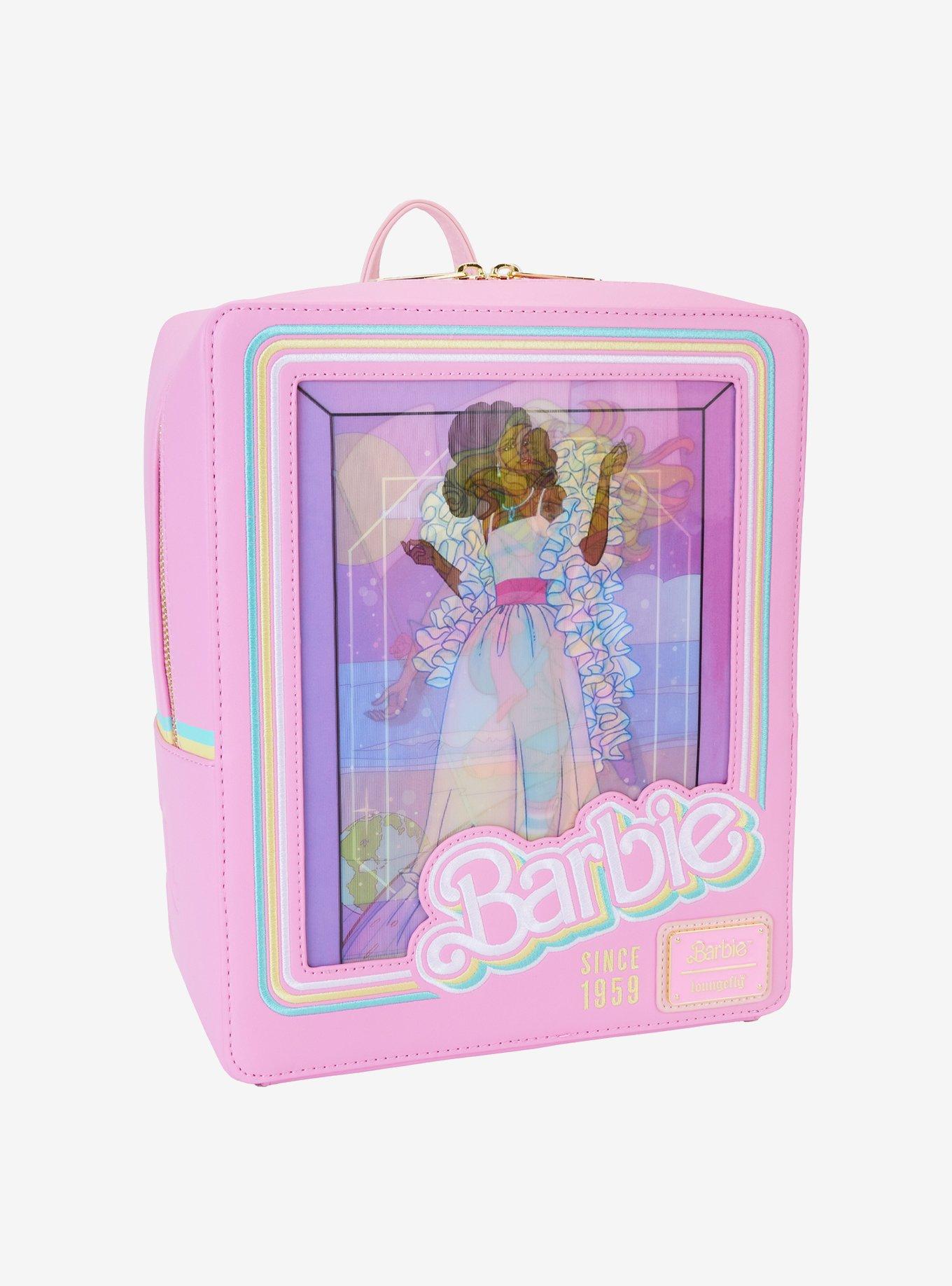 Loungefly Barbie 65th Anniversary Lenticular Mini Backpack, , alternate