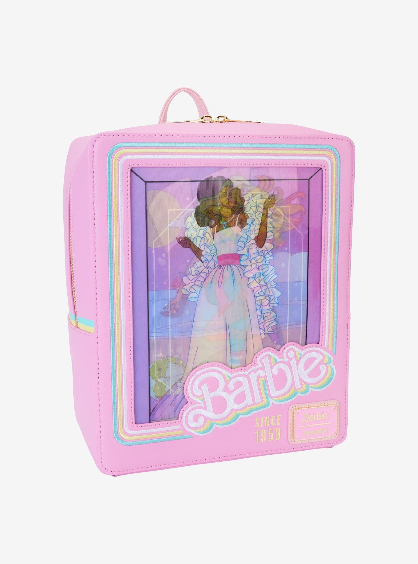 Loungefly Barbie 65th Anniversary Lenticular Mini Backpack, , hi-res