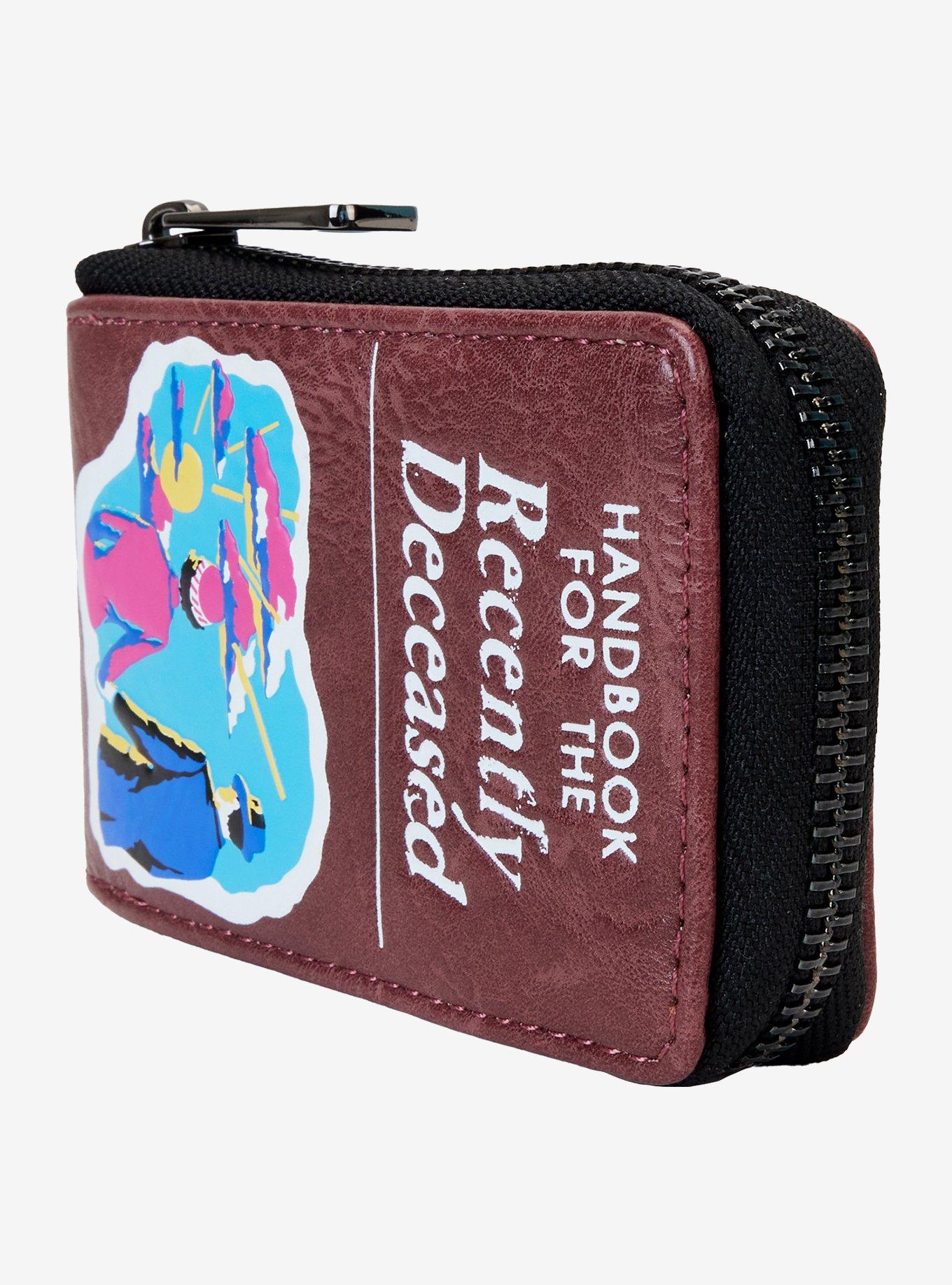 Loungefly Beetlejuice Handbook For The Recently Deceased Accordion Wallet, , alternate