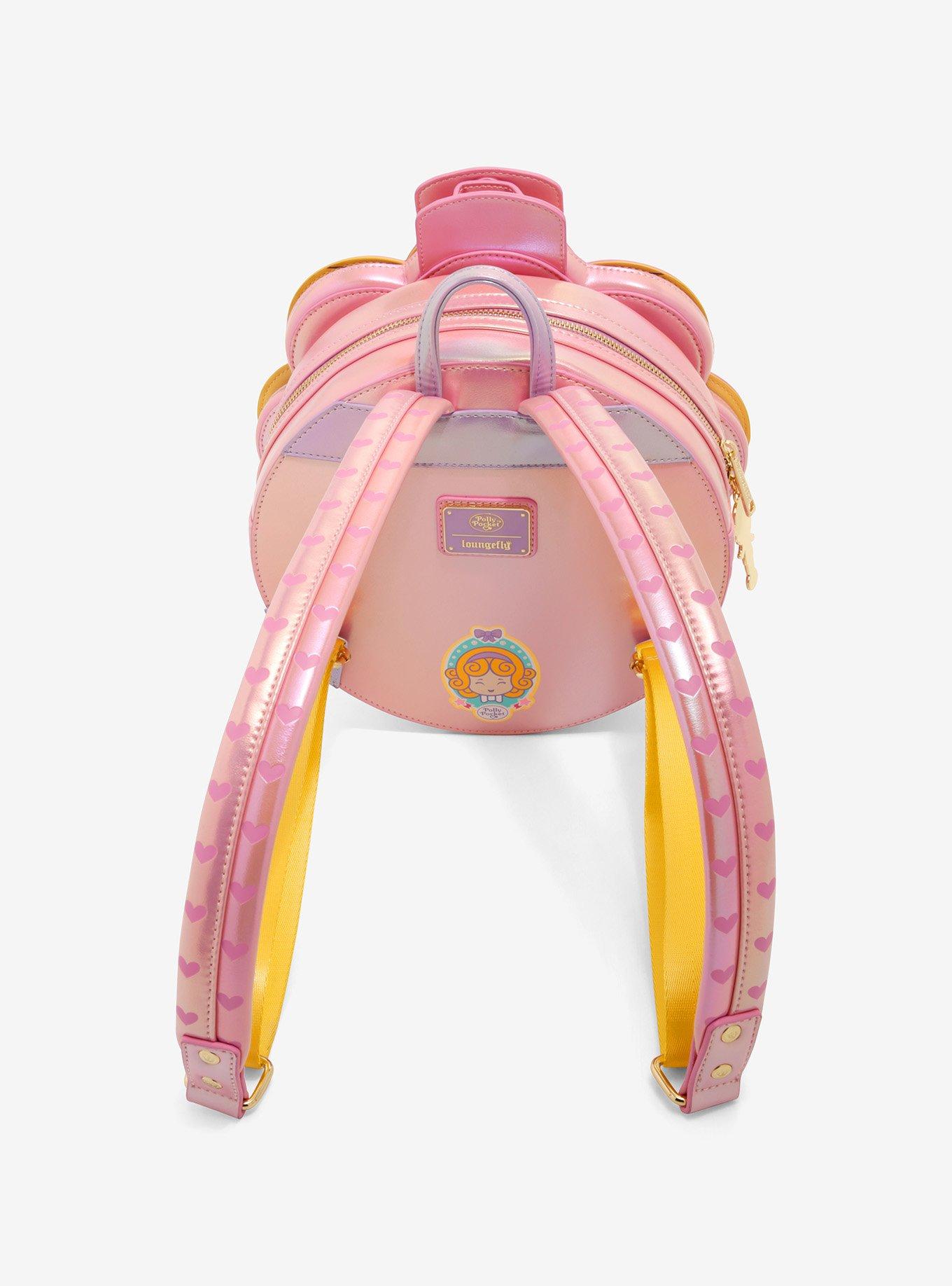 Loungefly Polly Pocket Compact Playset Mini Backpack, , alternate