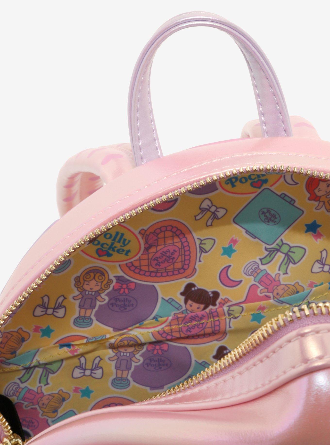 Loungefly Polly Pocket Compact Playset Mini Backpack, , alternate