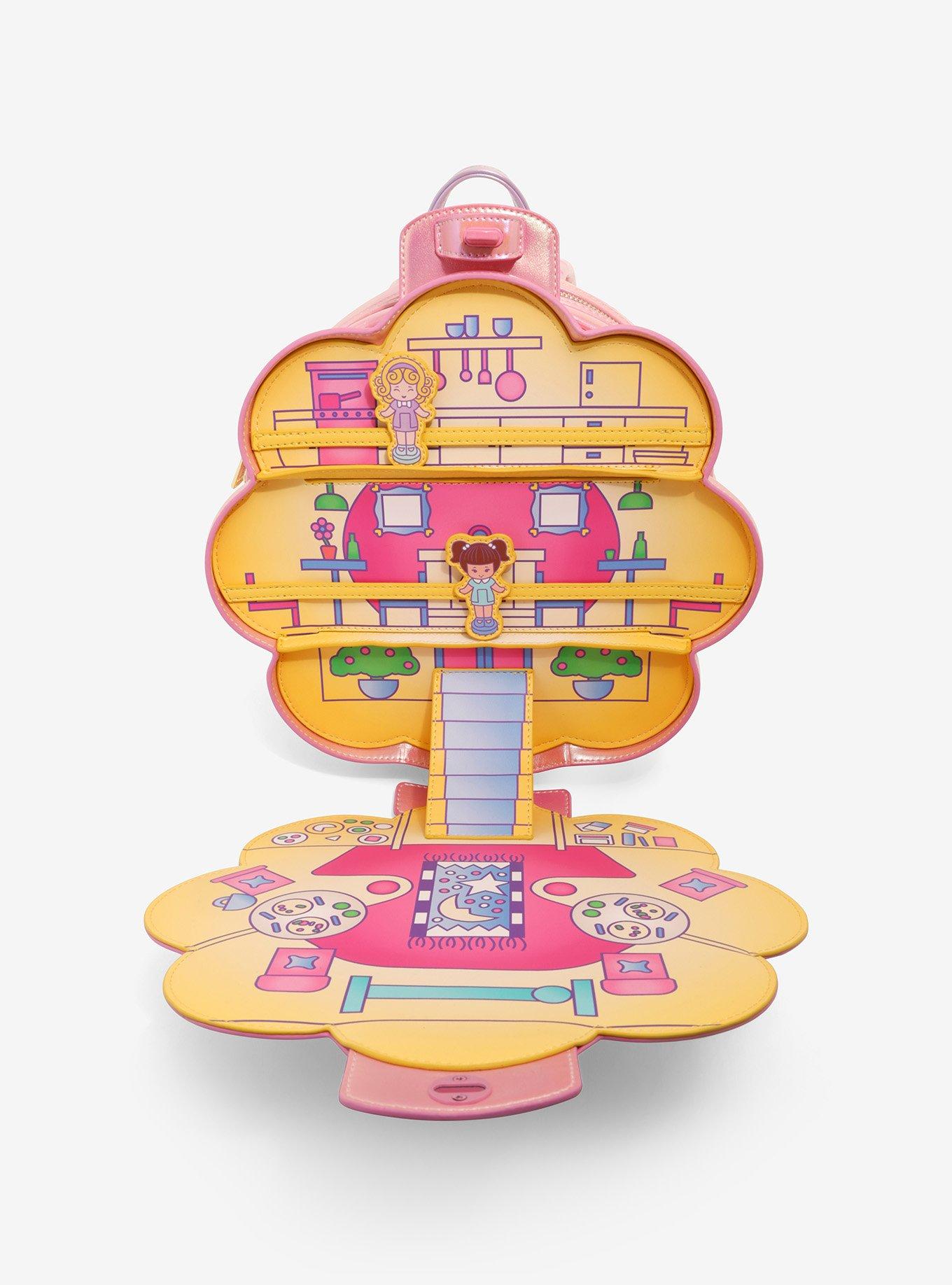 Loungefly Polly Pocket Compact Playset Mini Backpack, , alternate