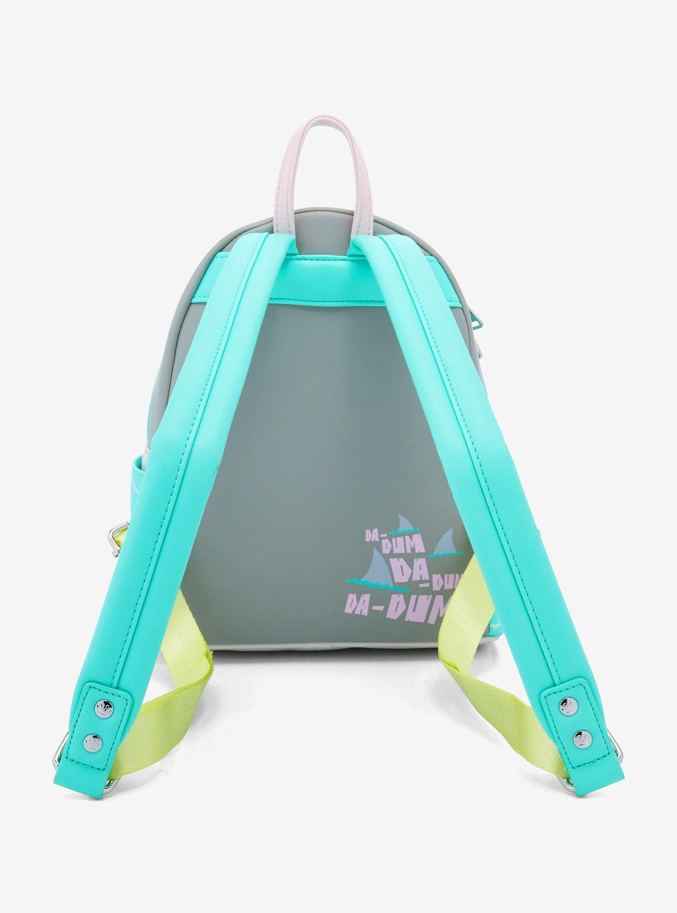 Loungefly Jaws Glow-In-The-Dark Mini Backpack, , alternate