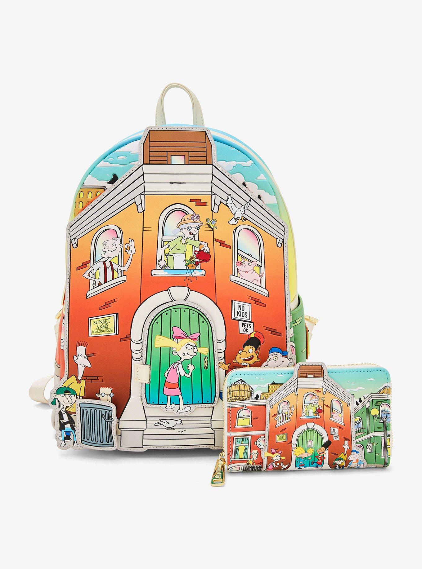 Loungefly Hey Arnold! House Zipper Wallet, , alternate