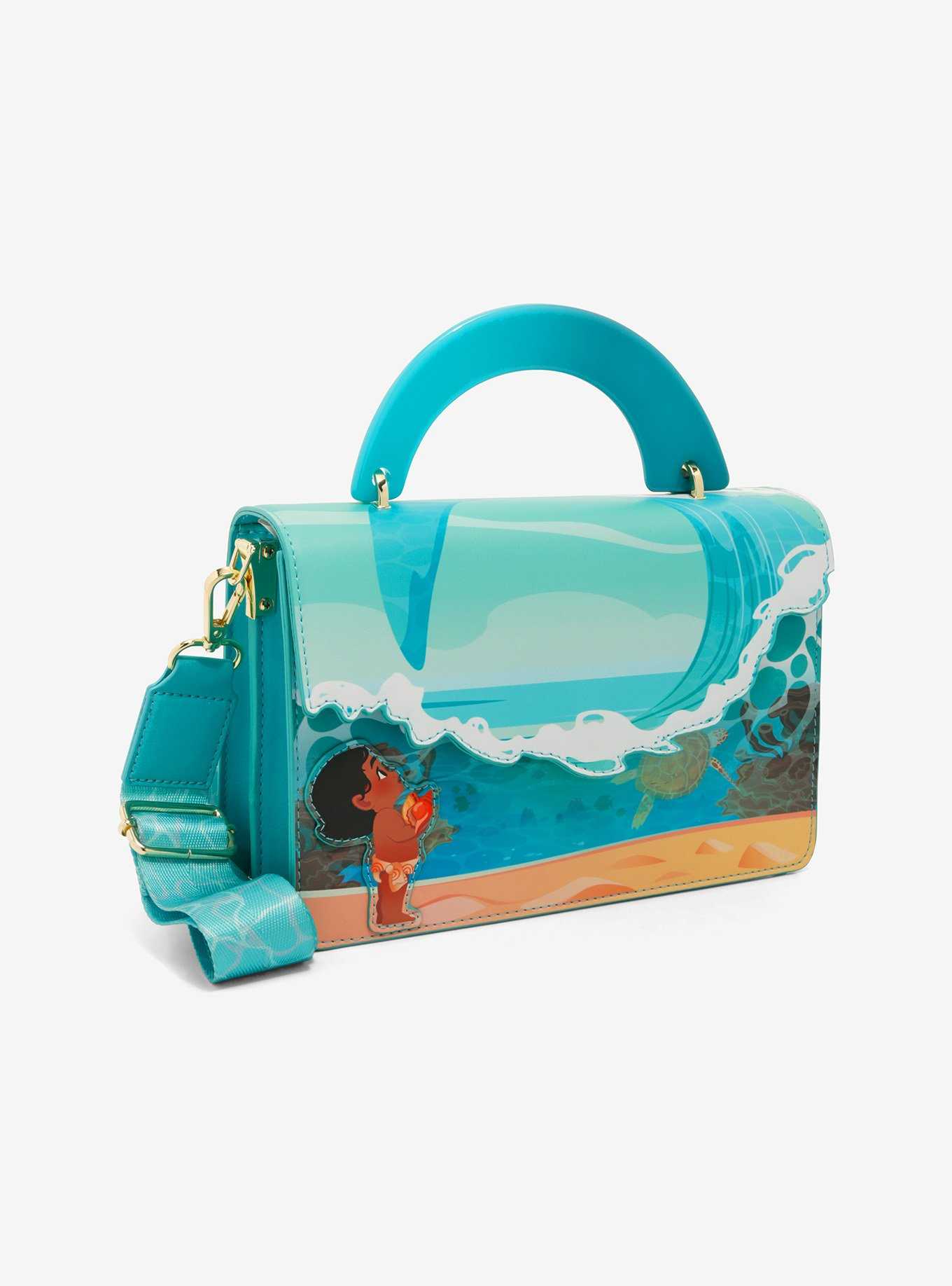 Loungefly Disney Moana Ocean Waves Crossbody Bag, , hi-res