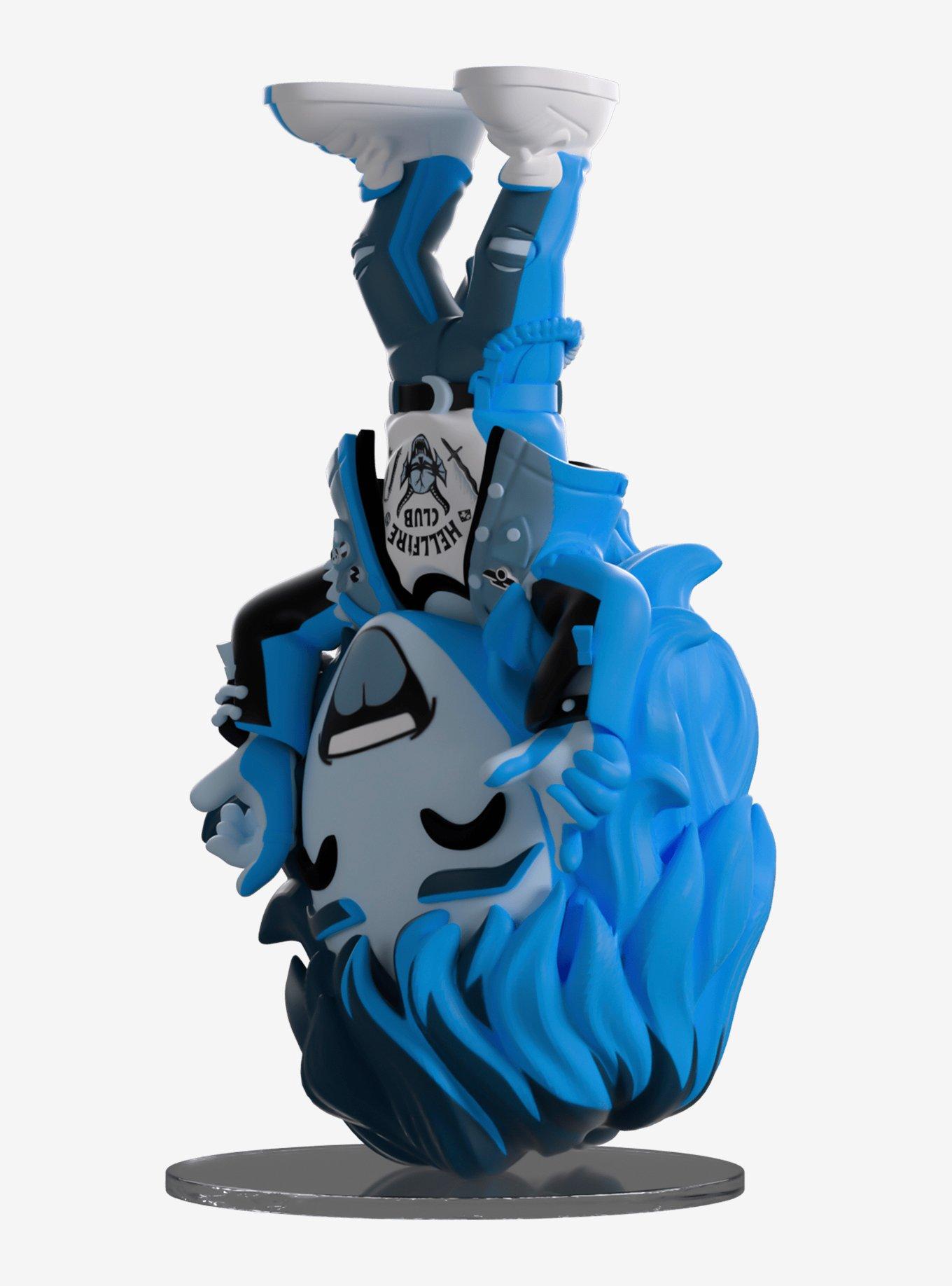 Youtooz Stranger Things Upside Down Eddie Blue Light Vinyl Figure Hot Topic Exclusive, , alternate
