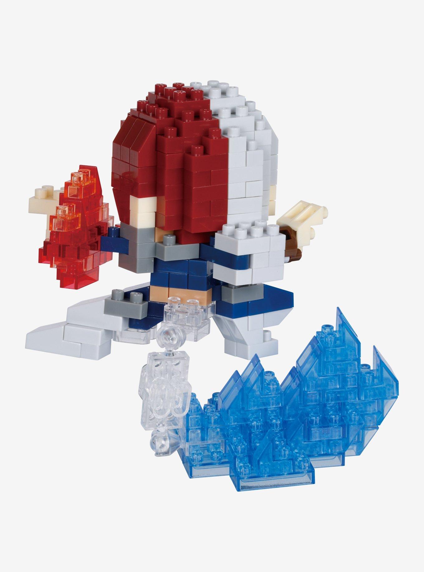 Kawada My Hero Academia Nanoblock Character Collection Shoto Todoroki Build Set (Ver. 2)