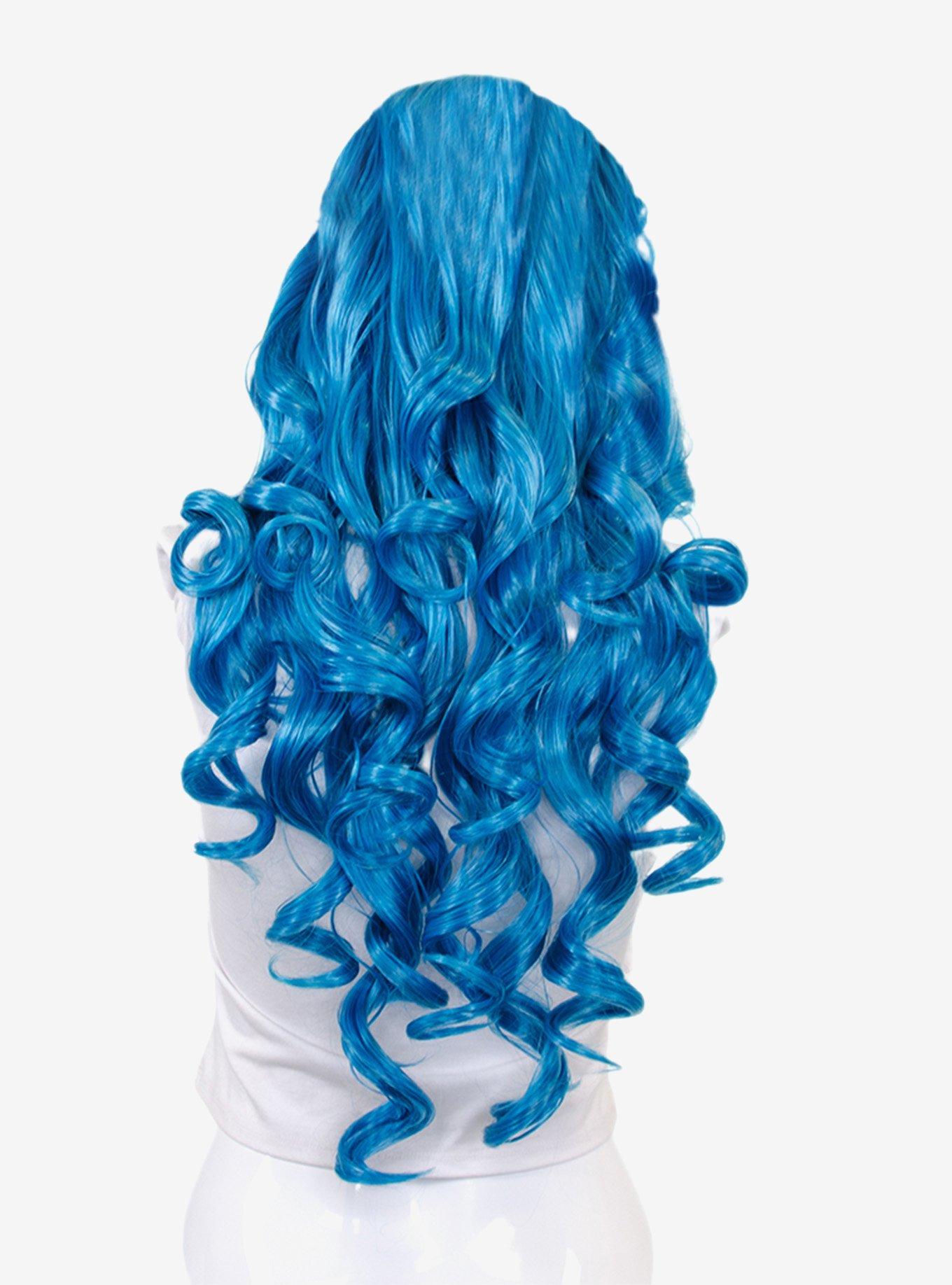 Daphne Lacefront Teal Blue Mix Wig, , alternate