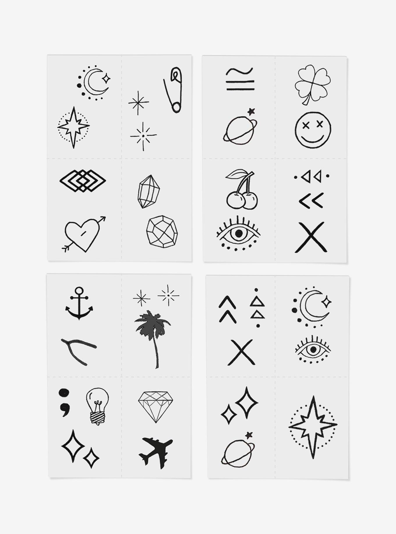 INKED By Dani Lil' Tats Temporary Tattoo Set, , alternate