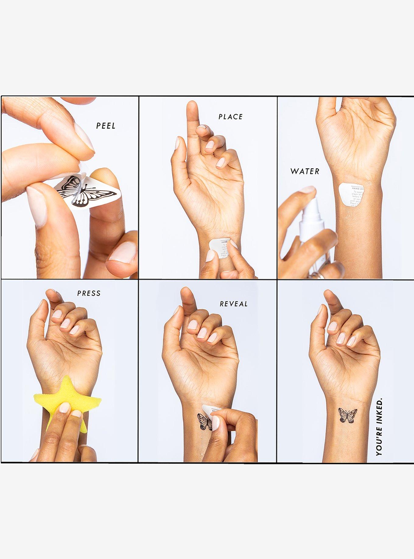 INKED By Dani Lil' Tats Temporary Tattoo Set, , alternate