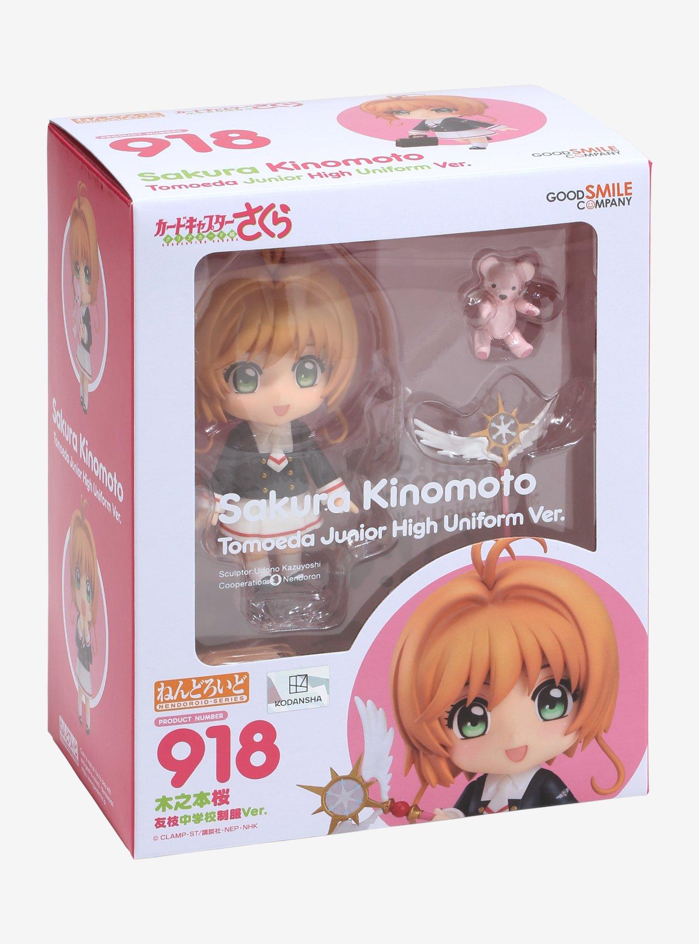 Good Smile Company Cardcaptor Sakura: Clear Card Nendoroid Sakura Kinomoto No. 918 Figure (Tomoeda Junior high School Ver.)